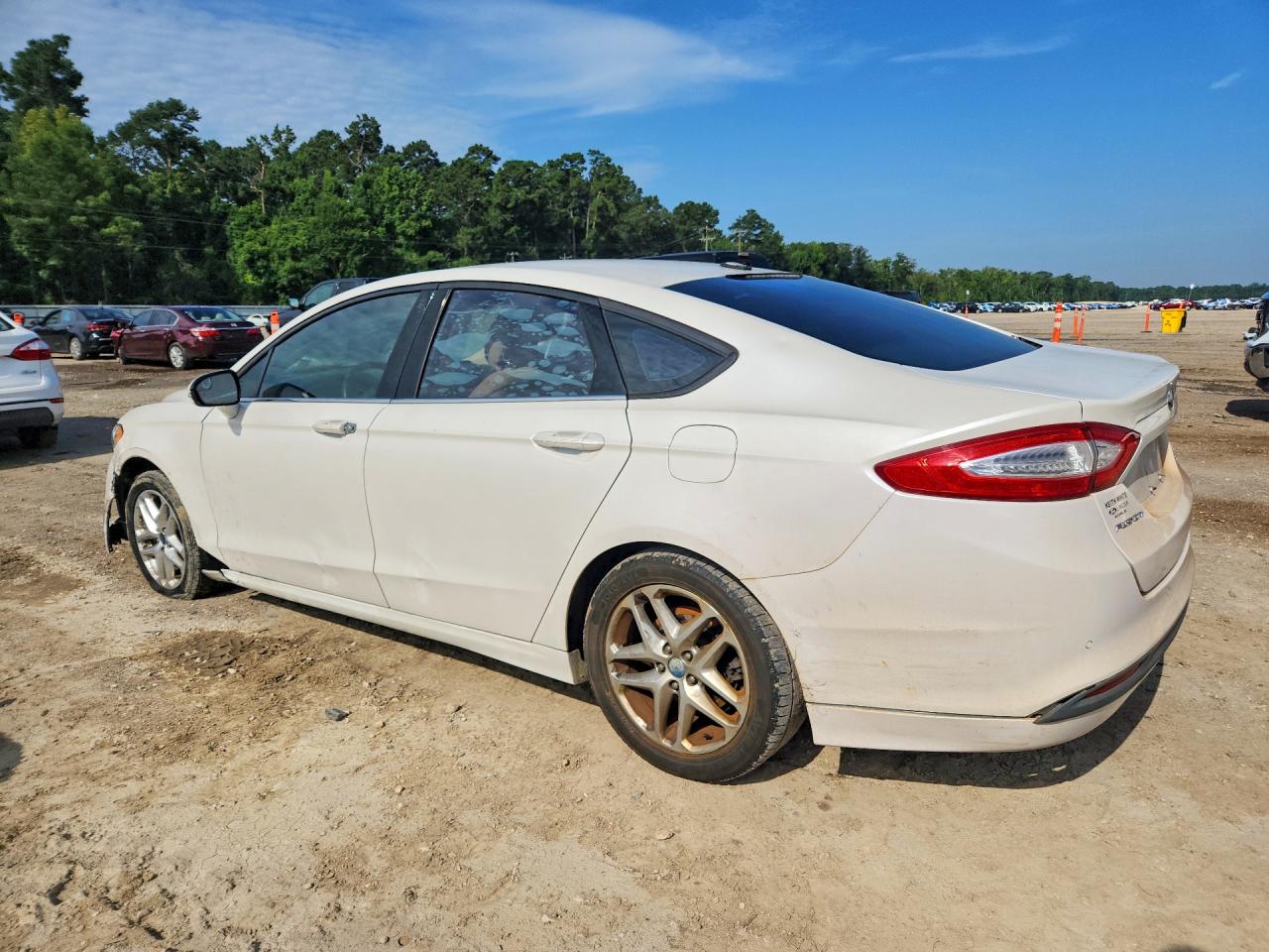 2013 Ford Fusion Se White vin: 3FA6P0H79DR116719