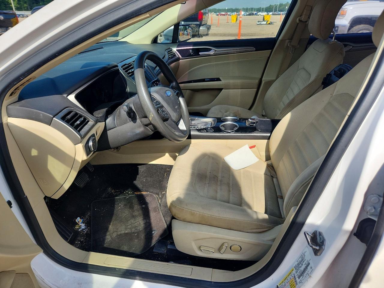 2013 Ford Fusion Se White vin: 3FA6P0H79DR116719