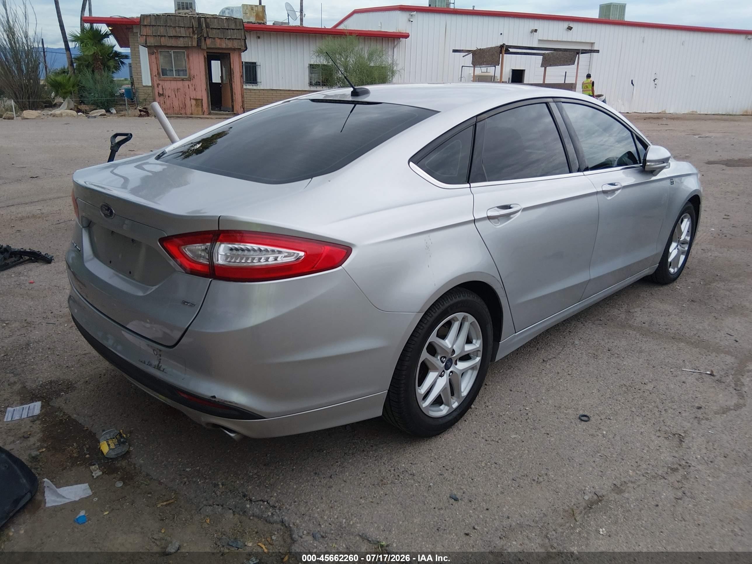 2013 Ford Fusion Se Silver vin: 3FA6P0H79DR126831