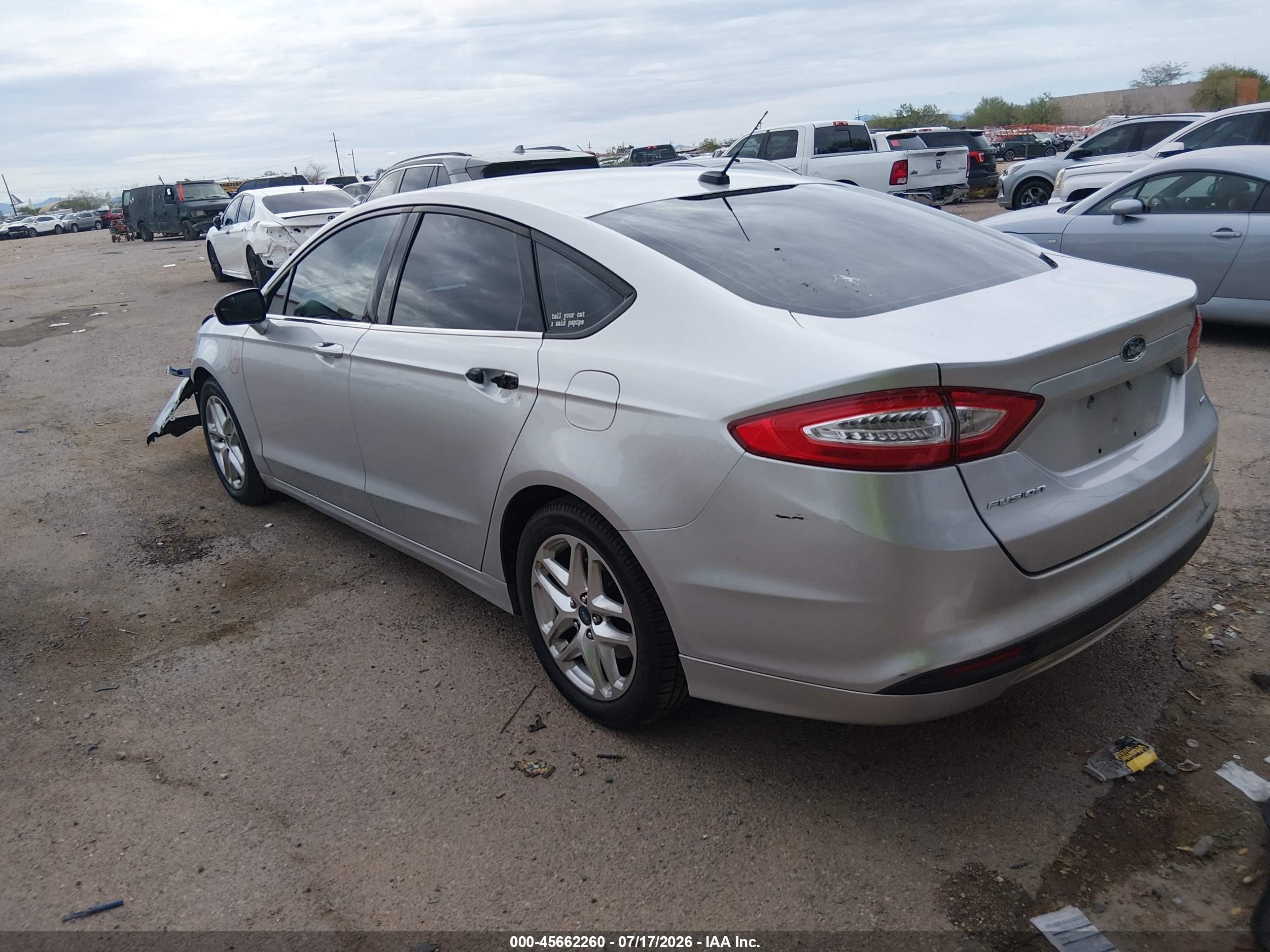 2013 Ford Fusion Se Silver vin: 3FA6P0H79DR126831