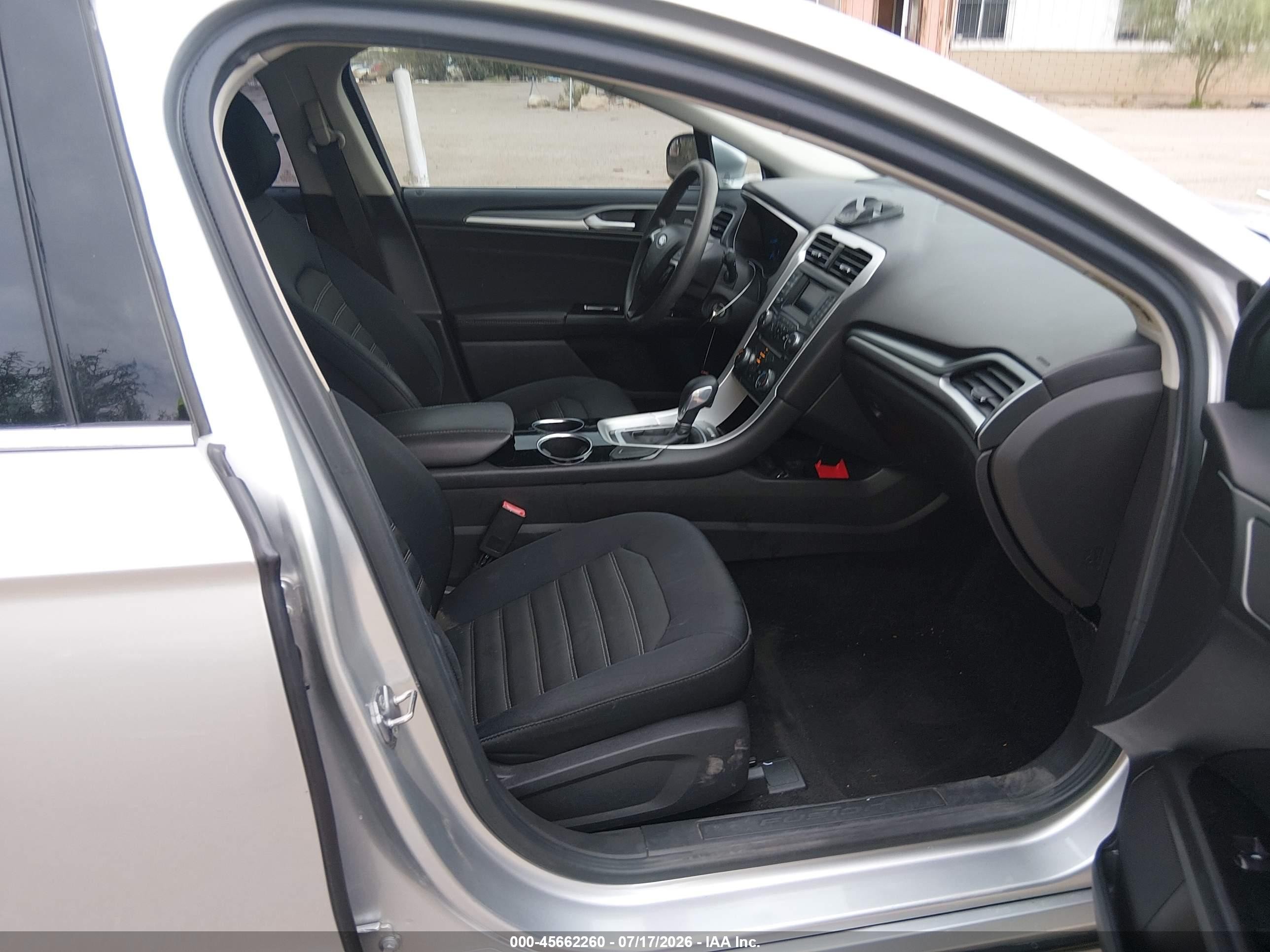 2013 Ford Fusion Se Silver vin: 3FA6P0H79DR126831