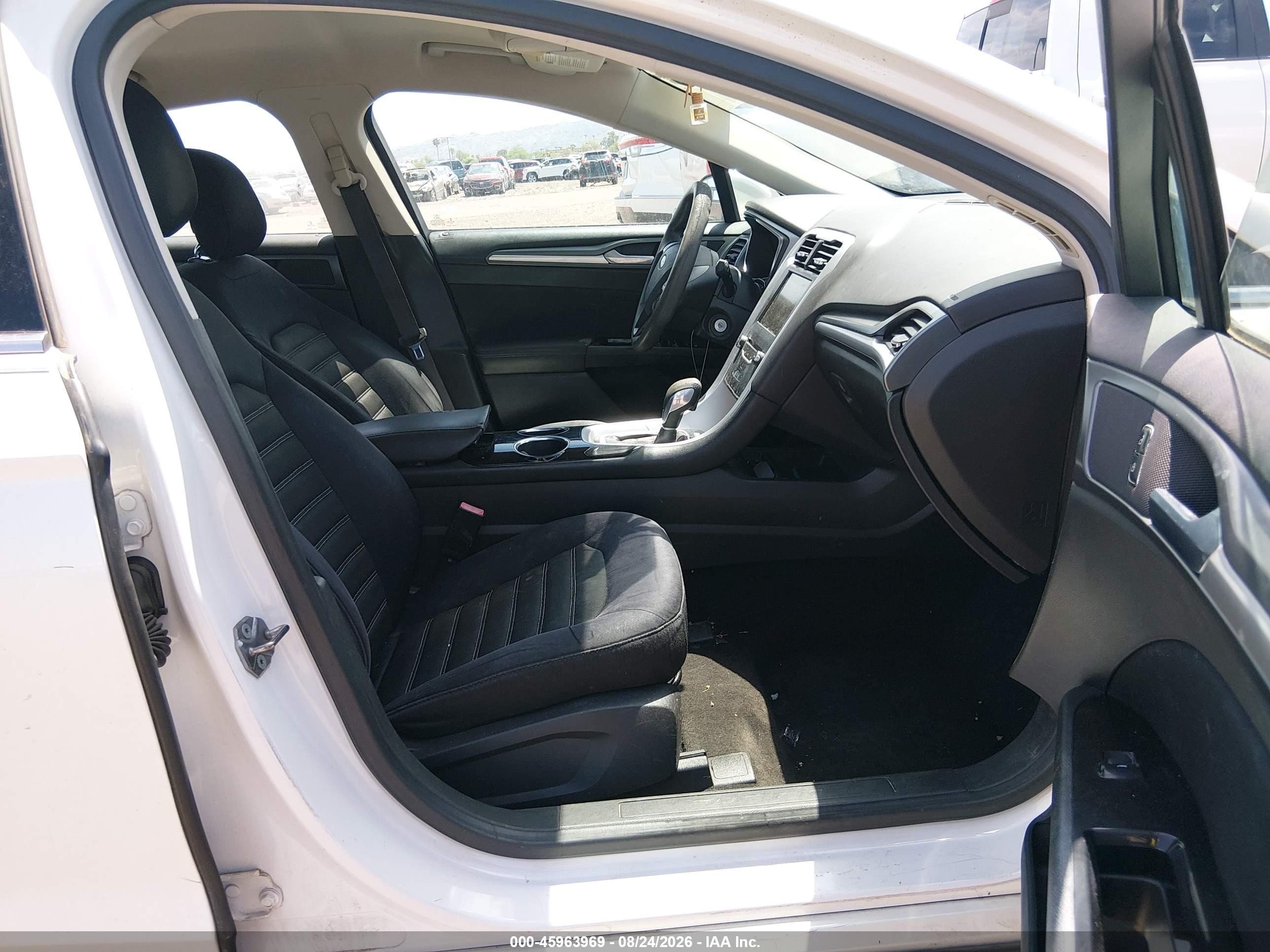2013 Ford Fusion Se White vin: 3FA6P0H79DR131544