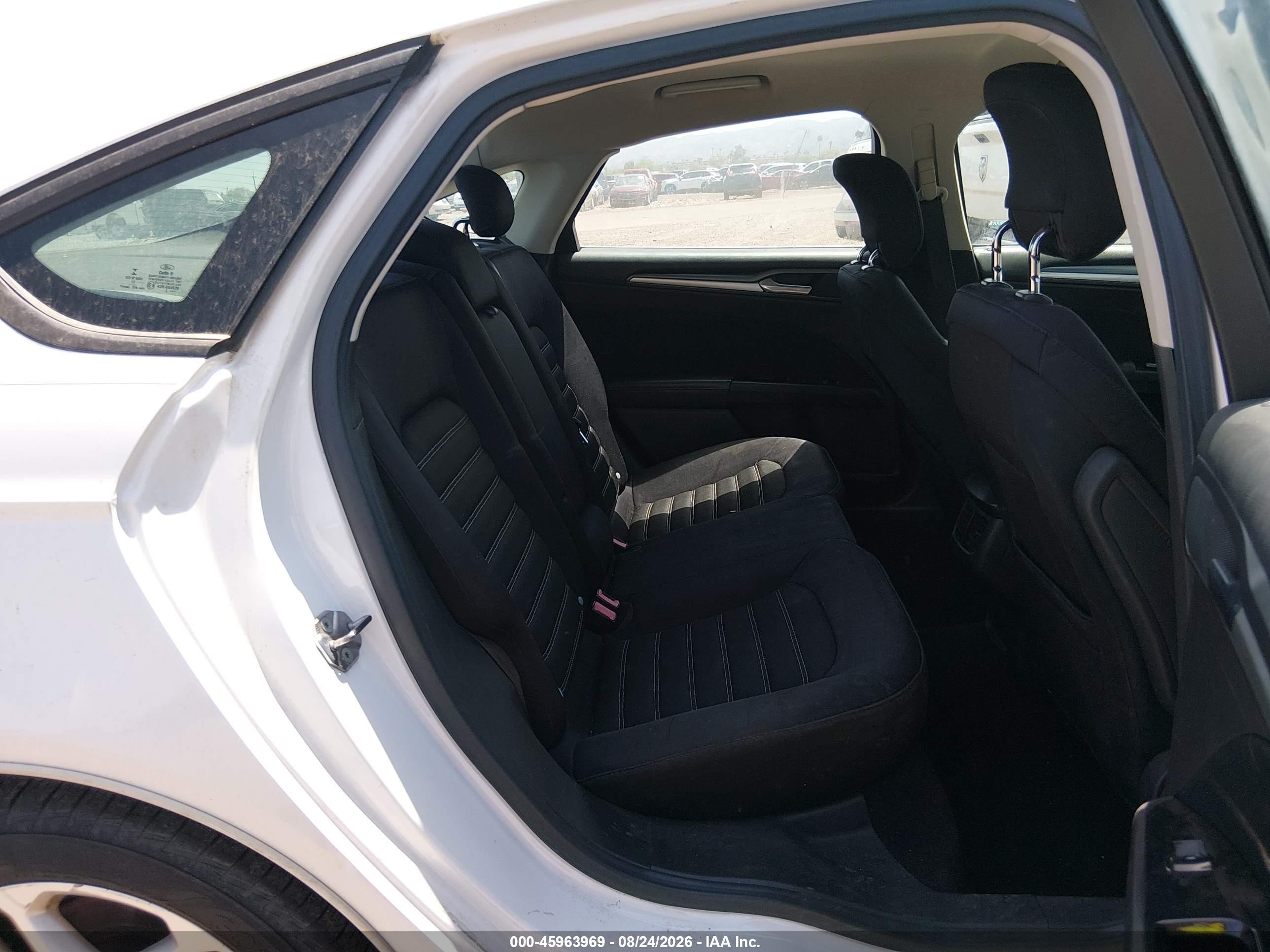2013 Ford Fusion Se White vin: 3FA6P0H79DR131544