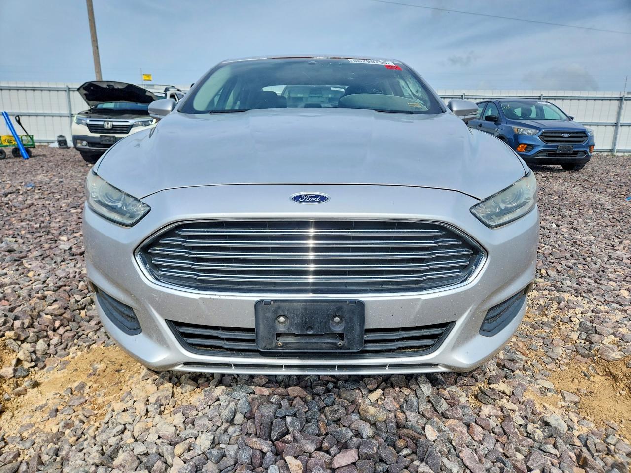 2013 Ford Fusion Se Silver vin: 3FA6P0H79DR169646