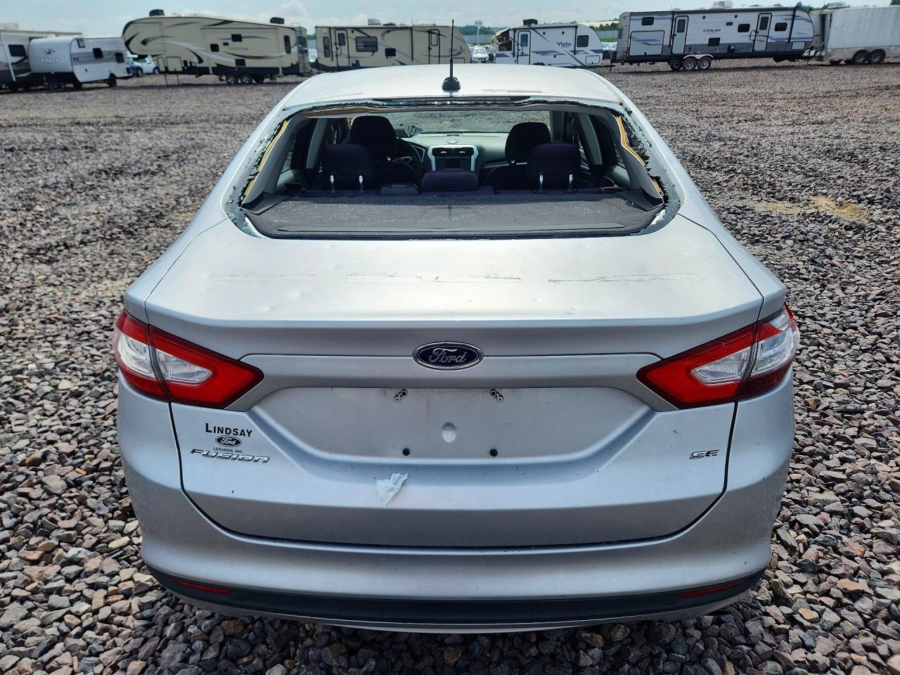 2013 Ford Fusion Se Silver vin: 3FA6P0H79DR169646