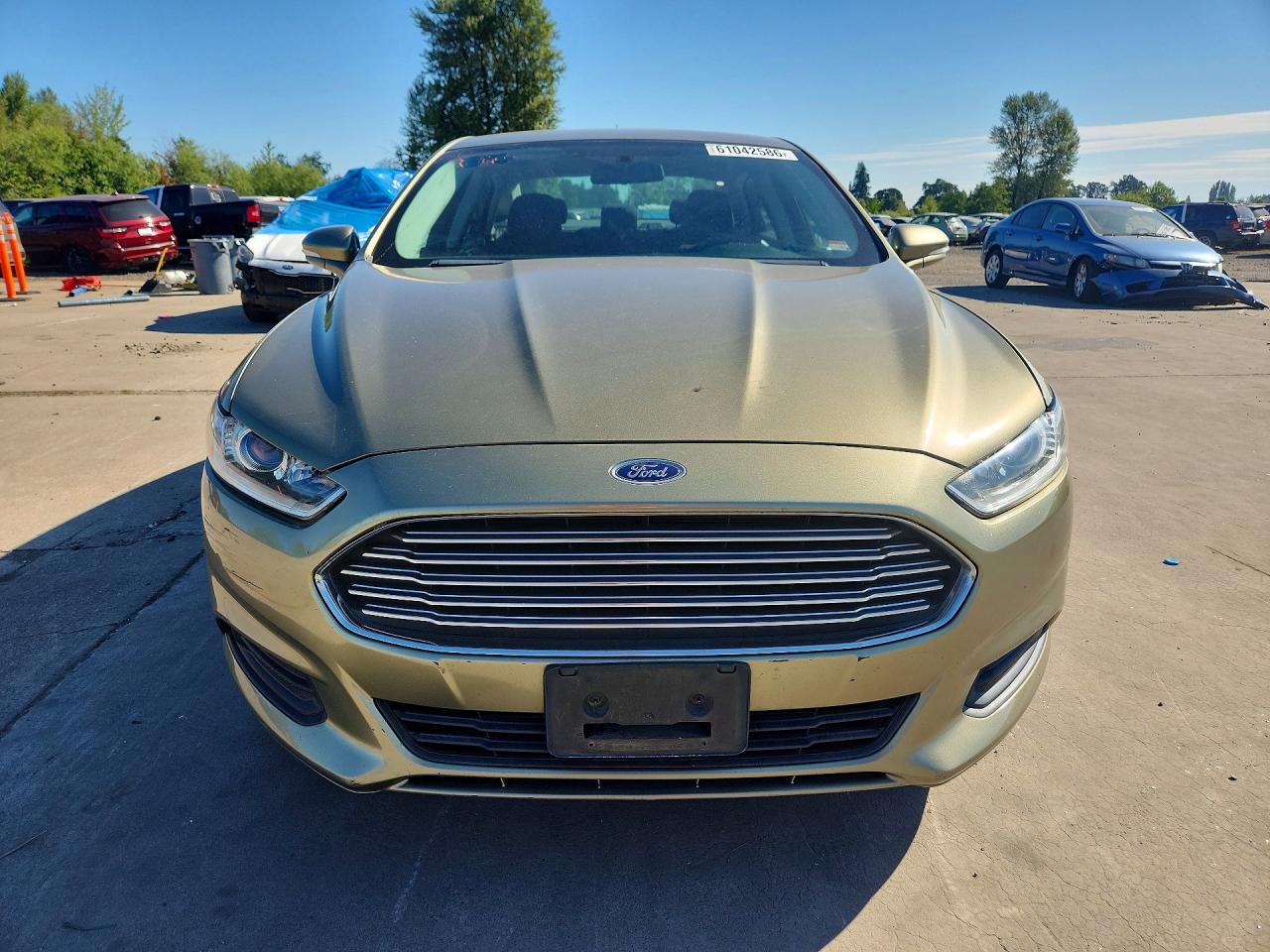 2013 Ford Fusion Se Green vin: 3FA6P0H79DR203925