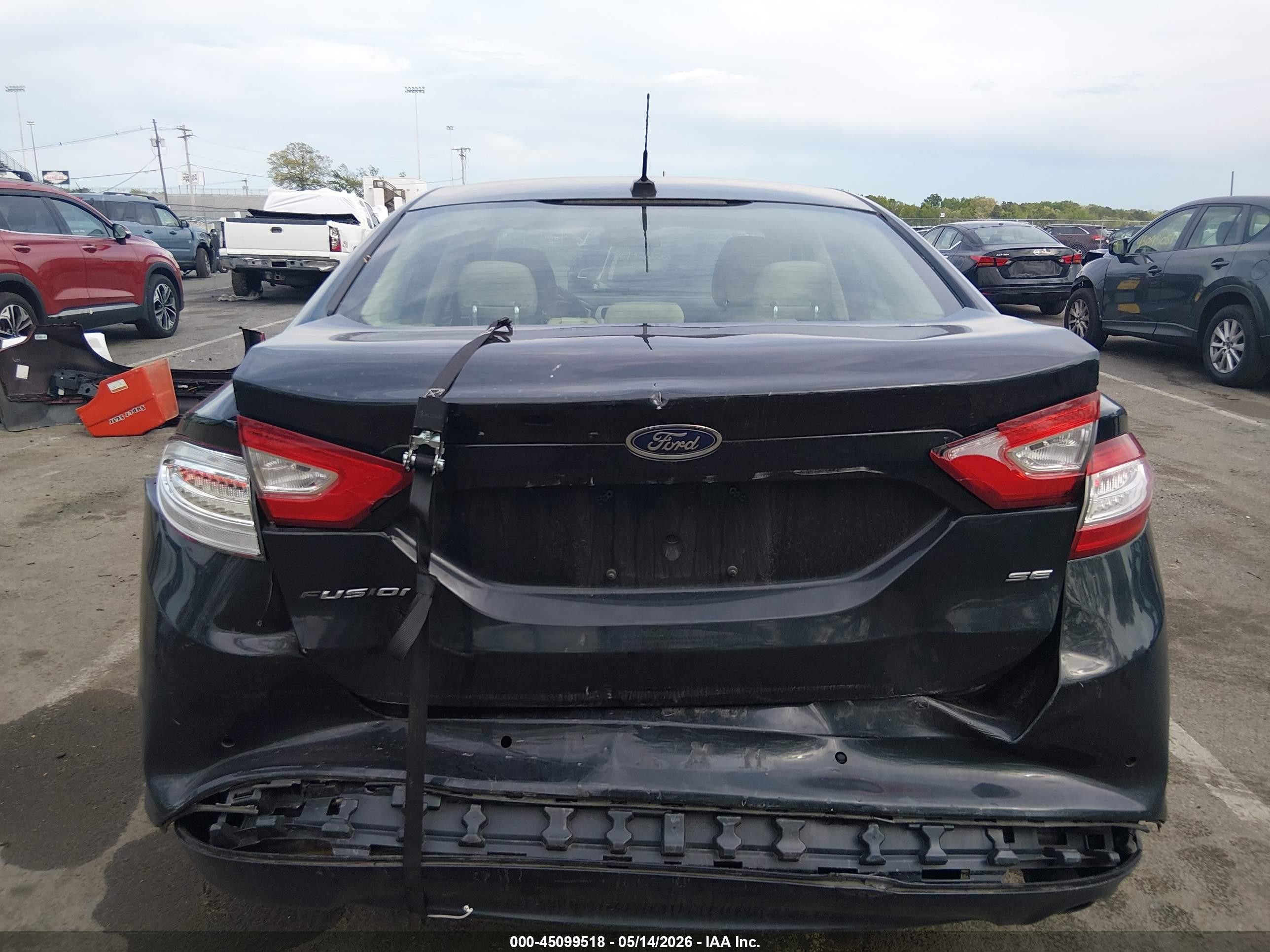 2013 Ford Fusion Se Black vin: 3FA6P0H79DR211006