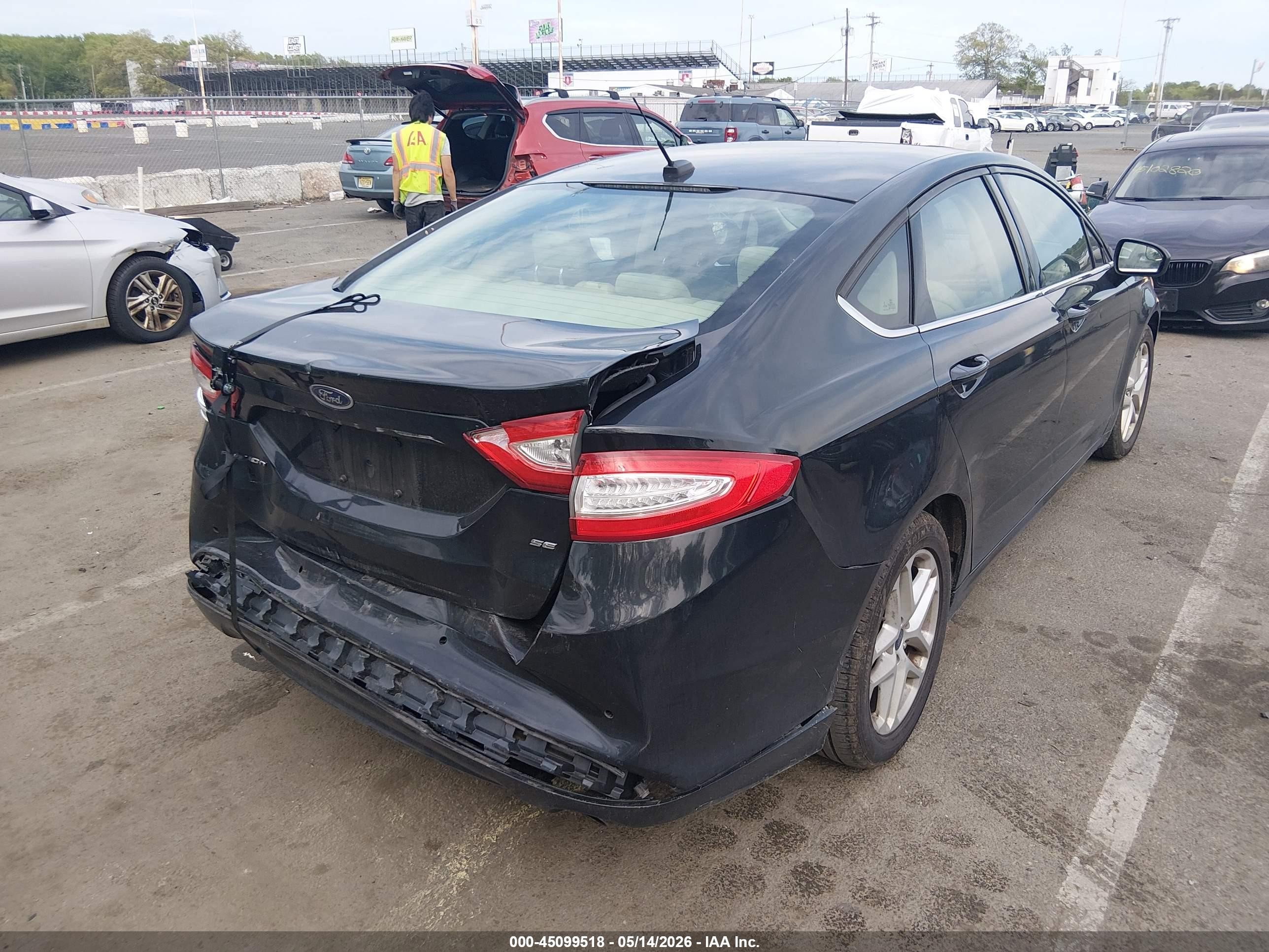 2013 Ford Fusion Se Black vin: 3FA6P0H79DR211006