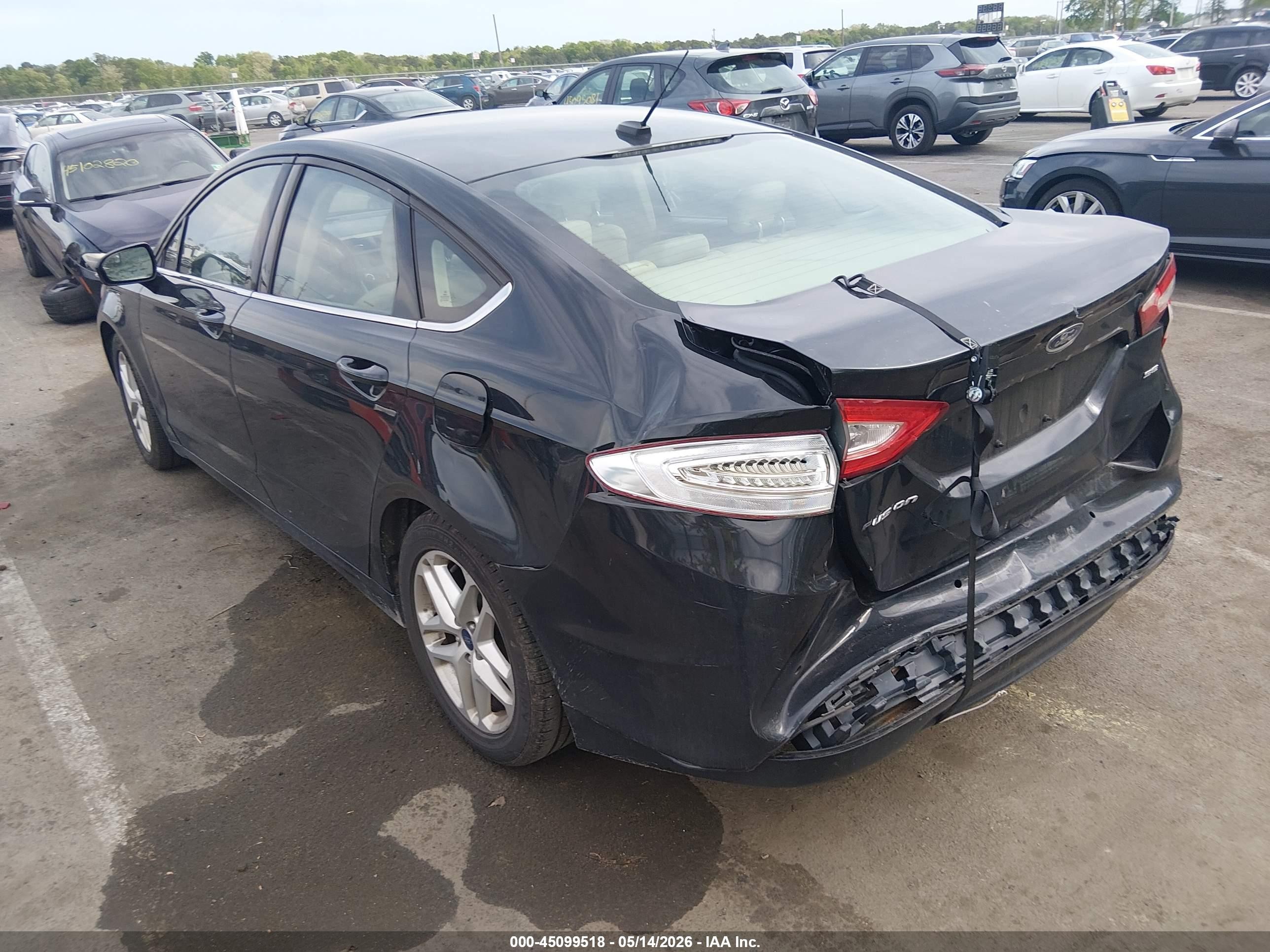 2013 Ford Fusion Se Black vin: 3FA6P0H79DR211006