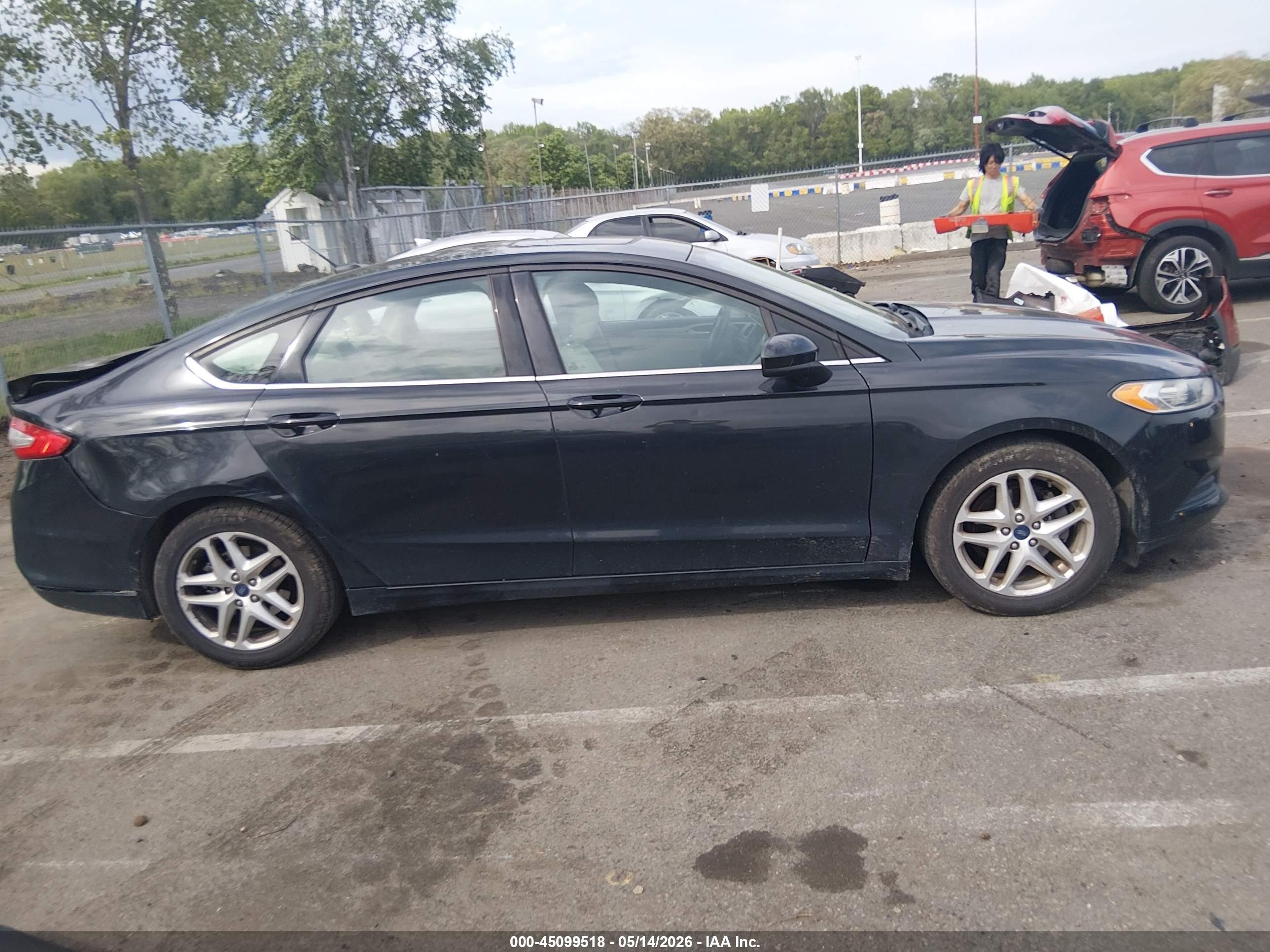 2013 Ford Fusion Se Black vin: 3FA6P0H79DR211006