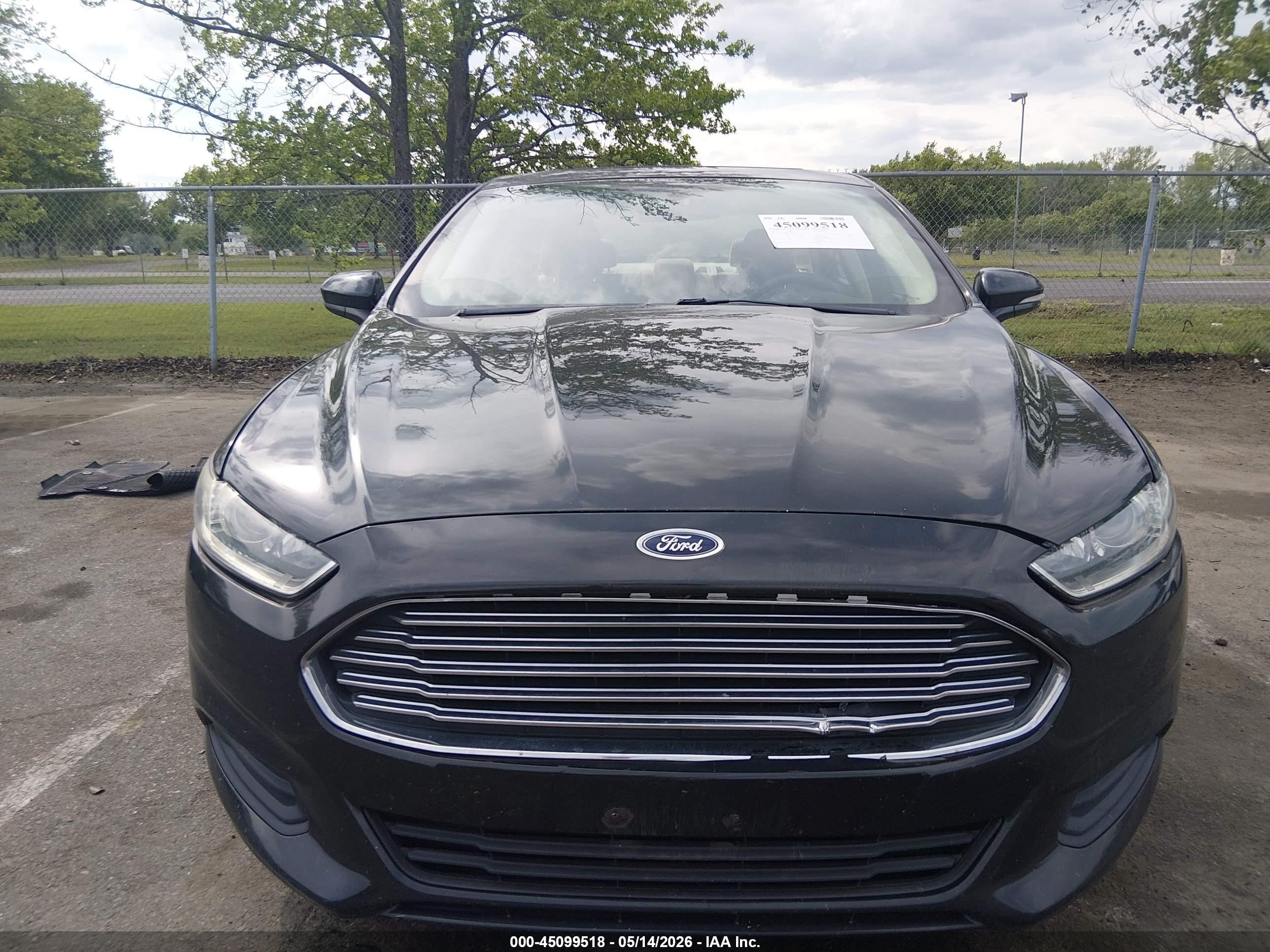 2013 Ford Fusion Se Black vin: 3FA6P0H79DR211006