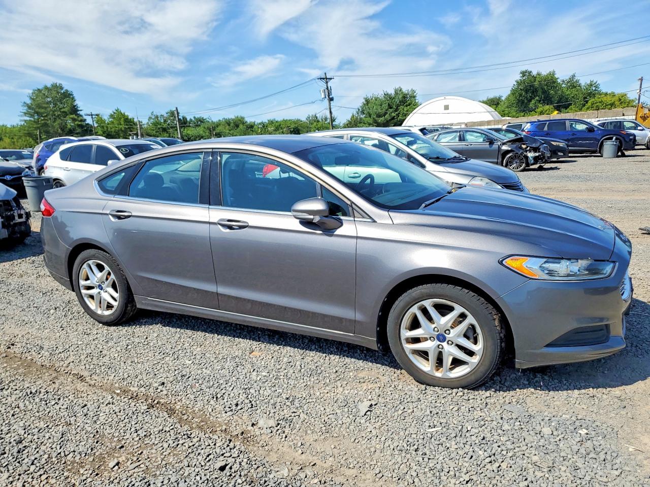 2013 Ford Fusion Se Gray vin: 3FA6P0H79DR301613
