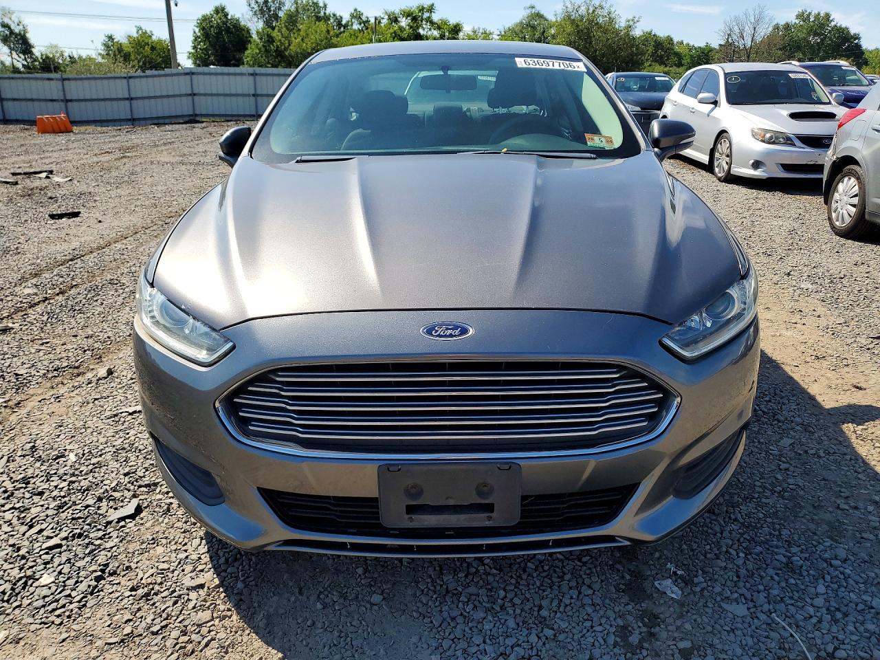 2013 Ford Fusion Se Gray vin: 3FA6P0H79DR301613