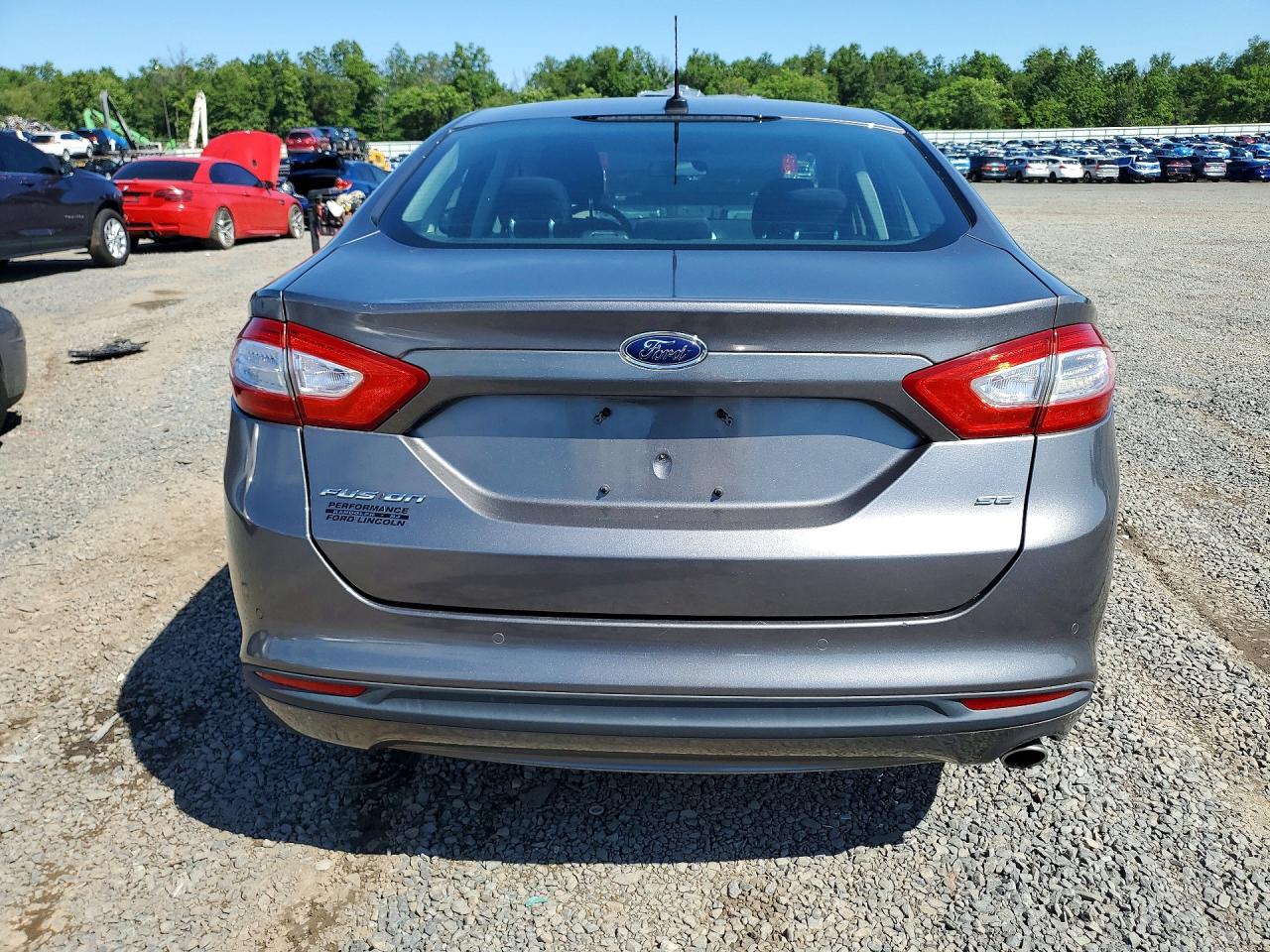 2013 Ford Fusion Se Gray vin: 3FA6P0H79DR301613