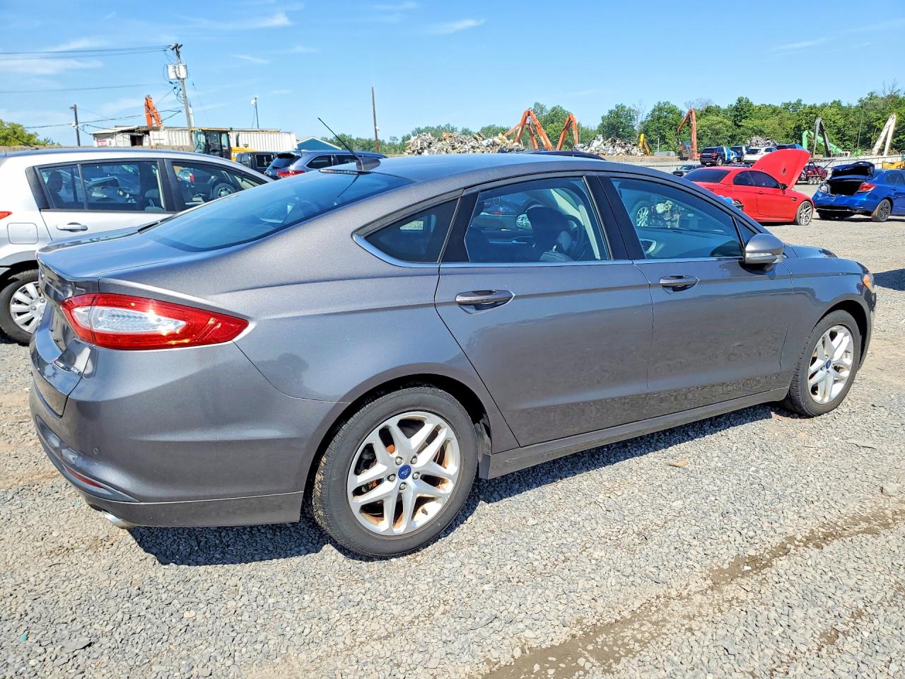 2013 Ford Fusion Se Gray vin: 3FA6P0H79DR301613