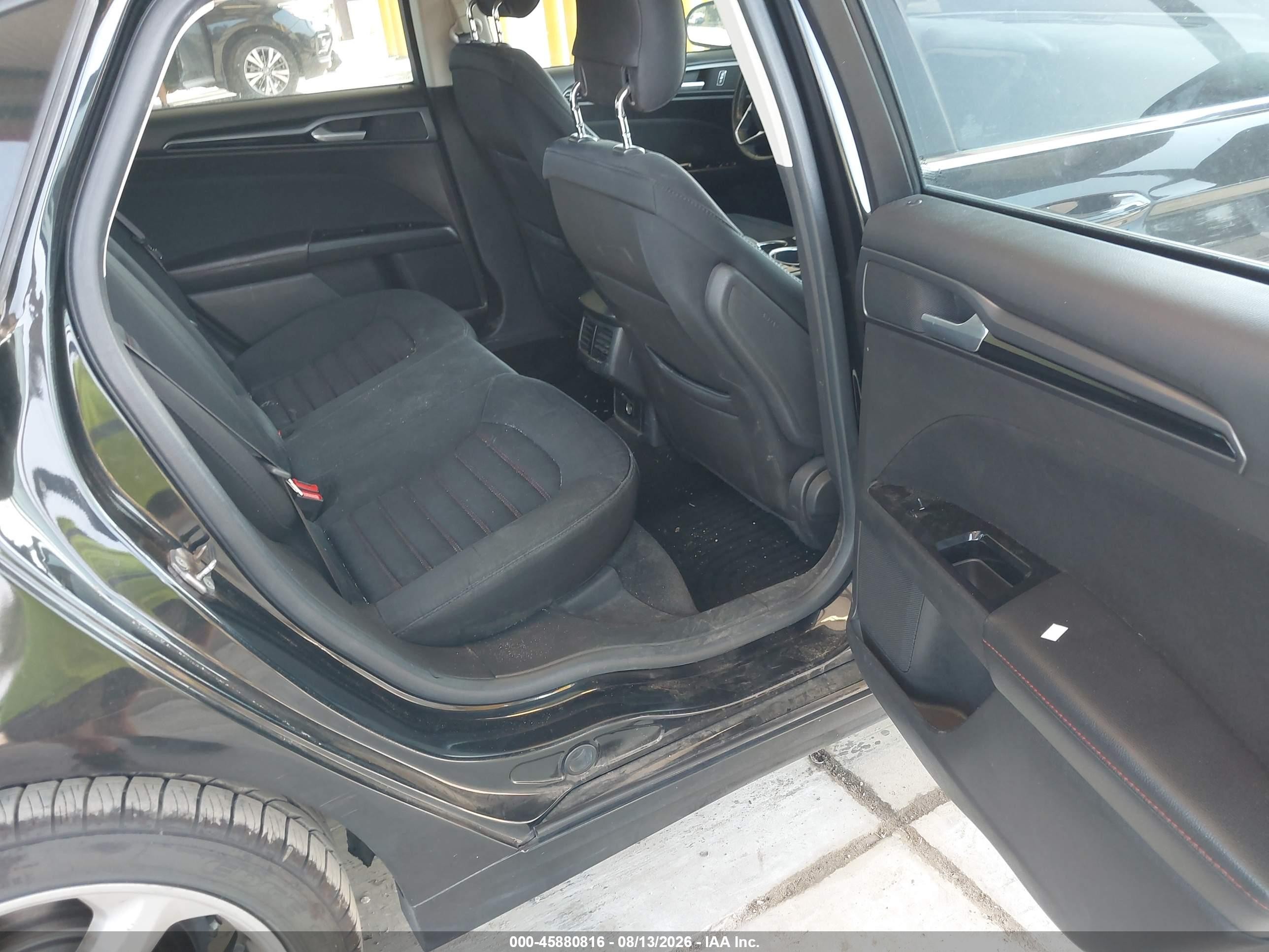 2013 Ford Fusion Se Black vin: 3FA6P0H79DR326334