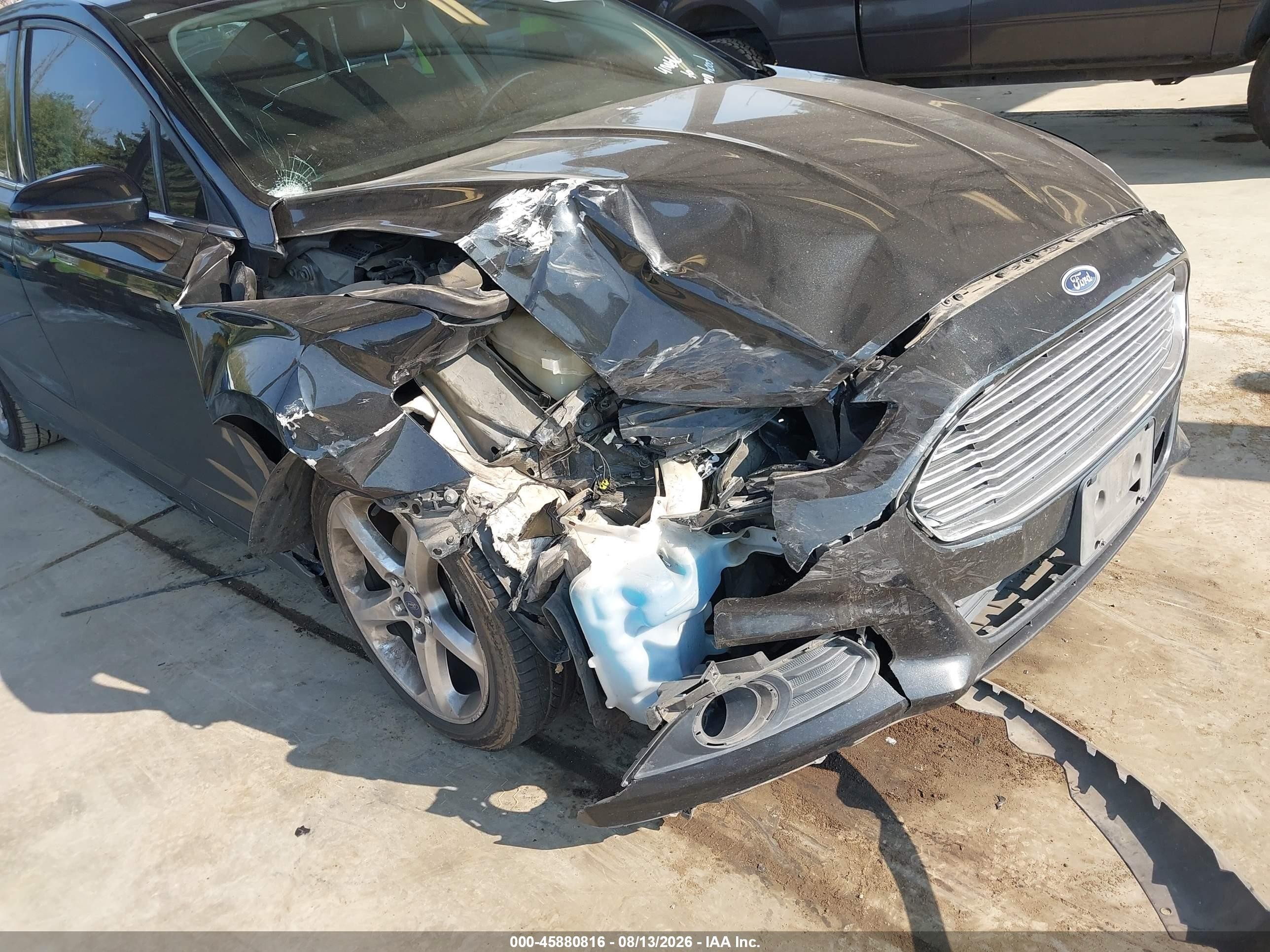 2013 Ford Fusion Se Black vin: 3FA6P0H79DR326334