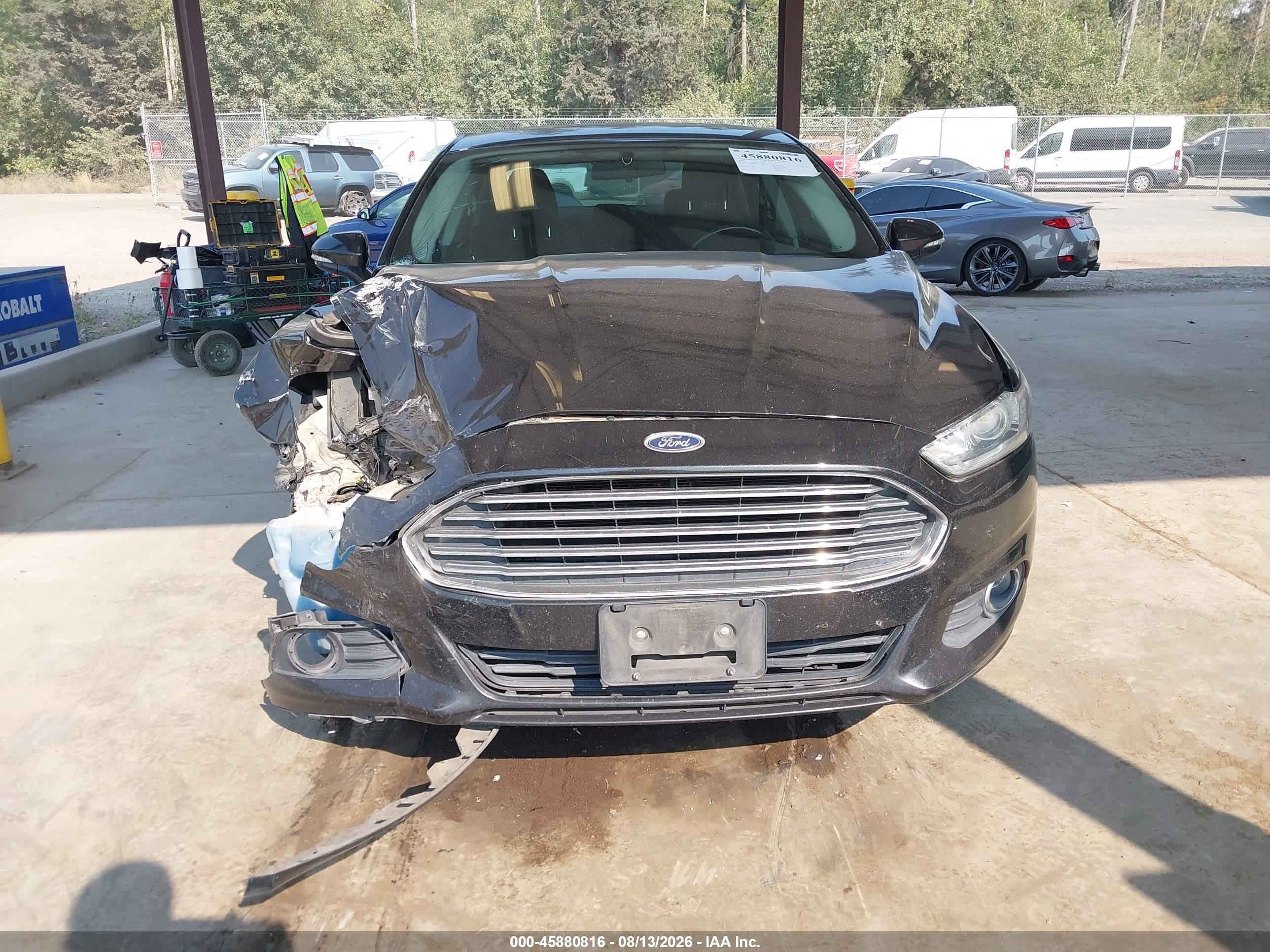 2013 Ford Fusion Se Black vin: 3FA6P0H79DR326334