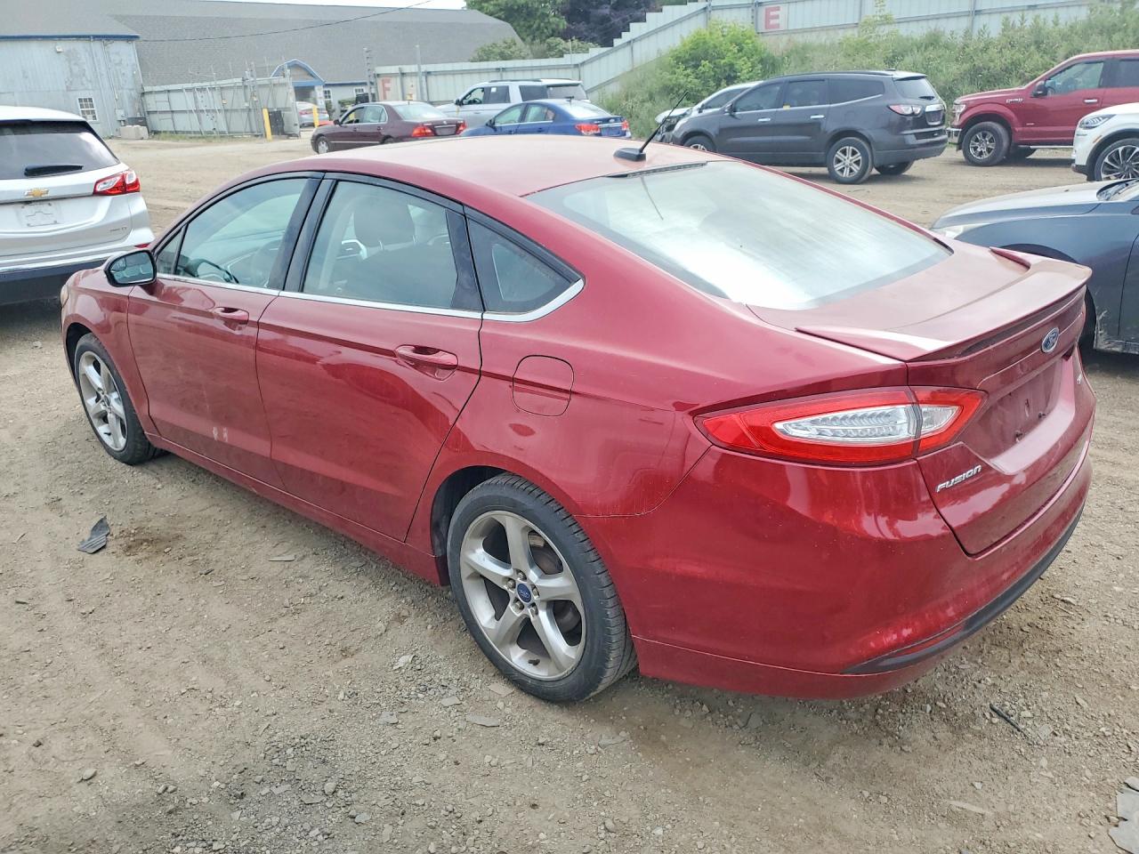 2013 Ford Fusion Se Red vin: 3FA6P0H79DR341402