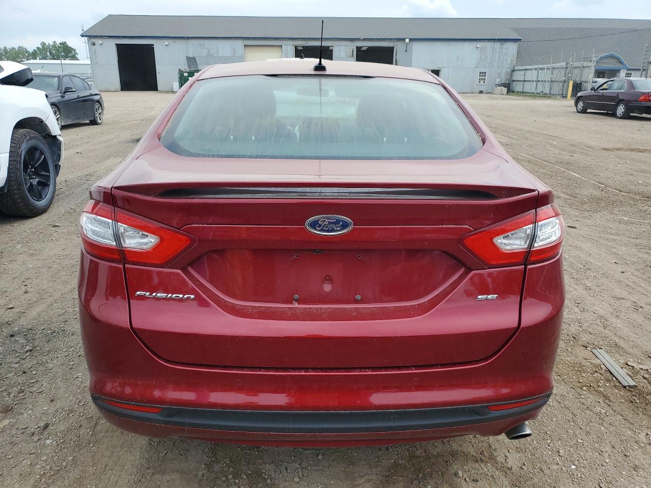 2013 Ford Fusion Se Red vin: 3FA6P0H79DR341402