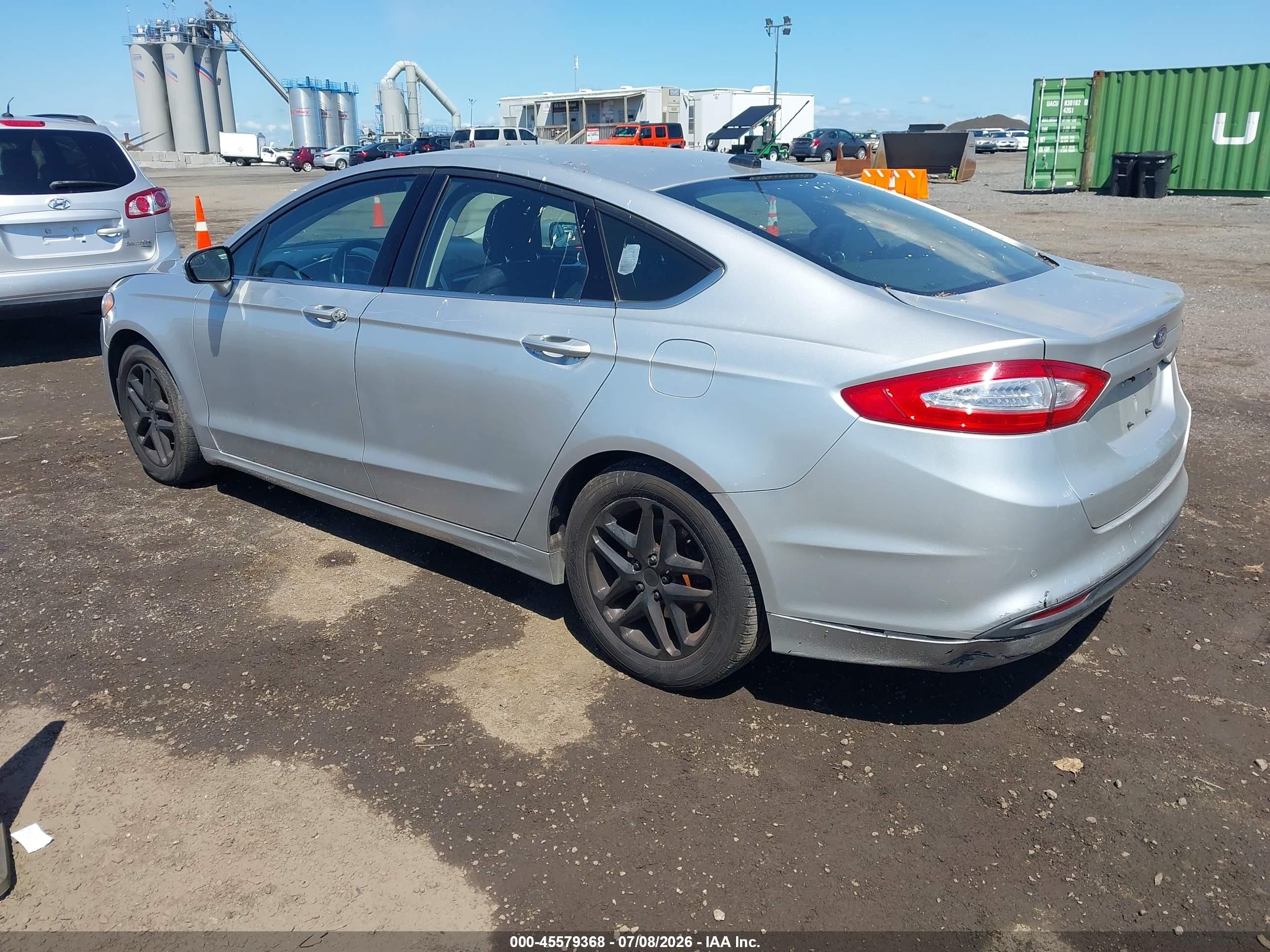 2013 Ford Fusion Se Gray vin: 3FA6P0H79DR348060