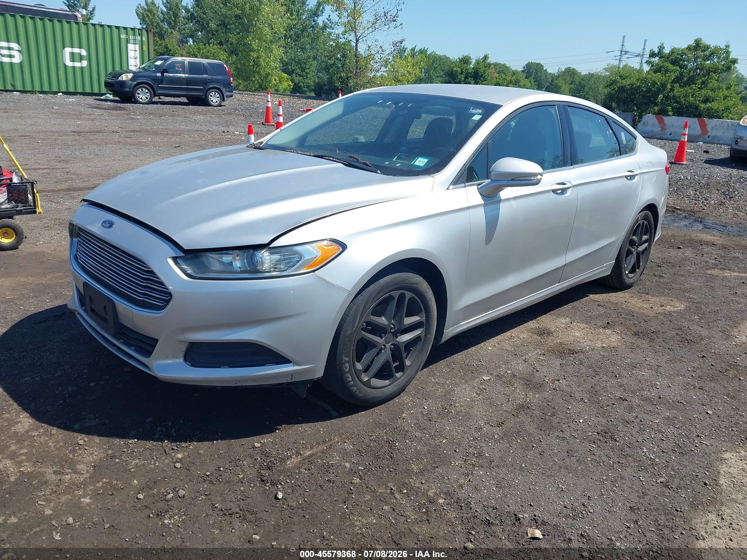 2013 Ford Fusion Se Gray vin: 3FA6P0H79DR348060