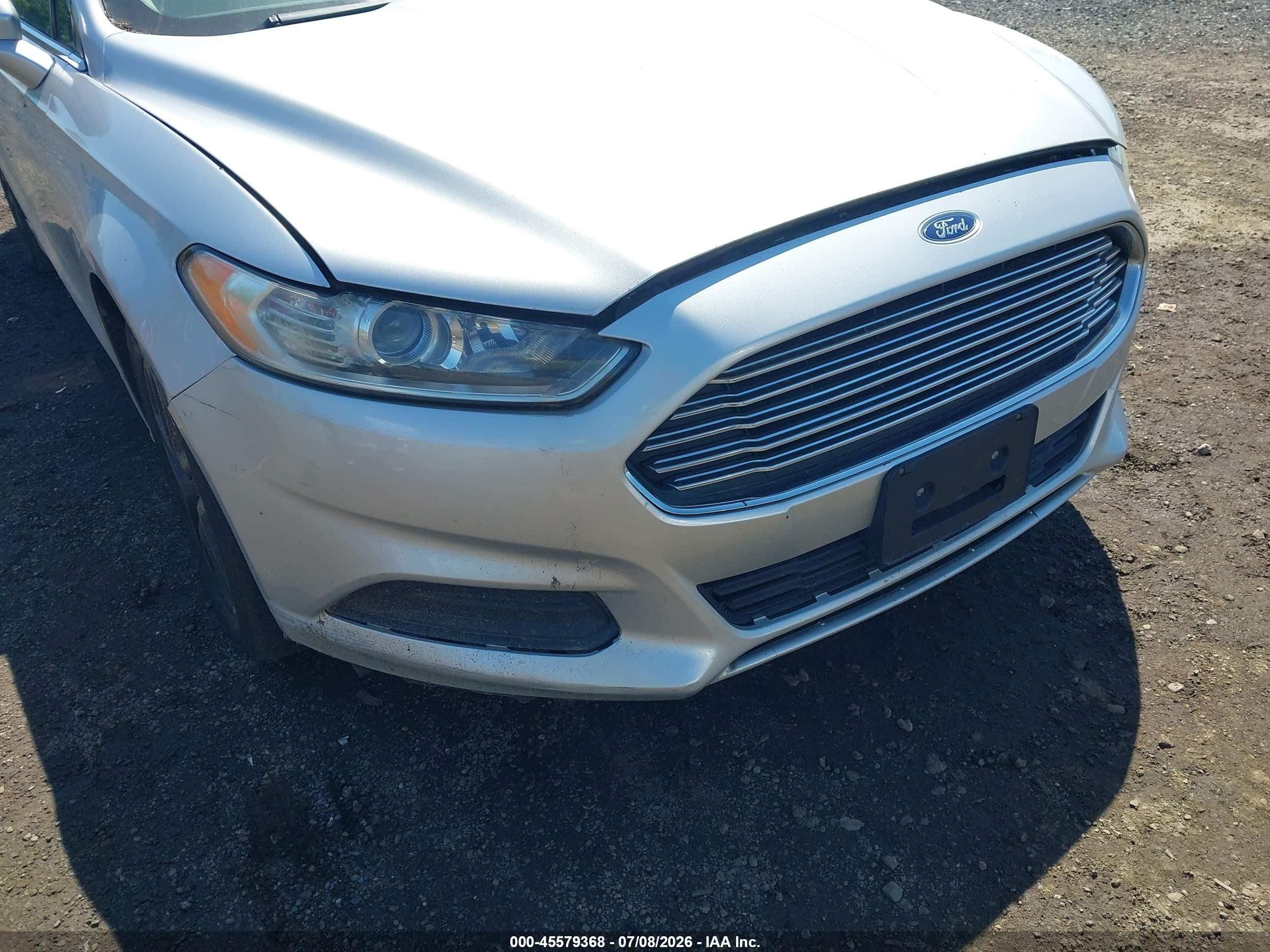 2013 Ford Fusion Se Gray vin: 3FA6P0H79DR348060