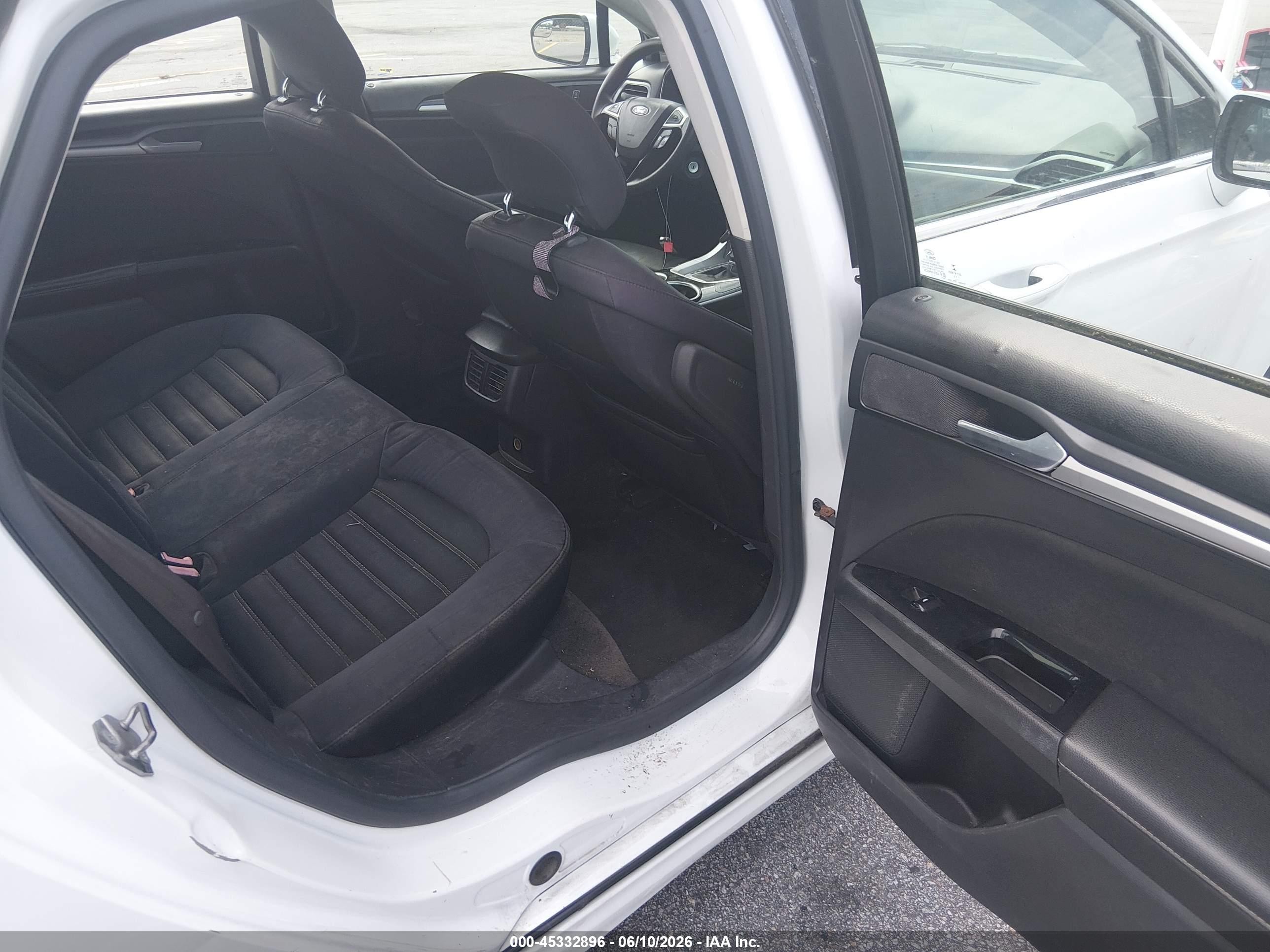 2013 Ford Fusion Se White vin: 3FA6P0H79DR349502