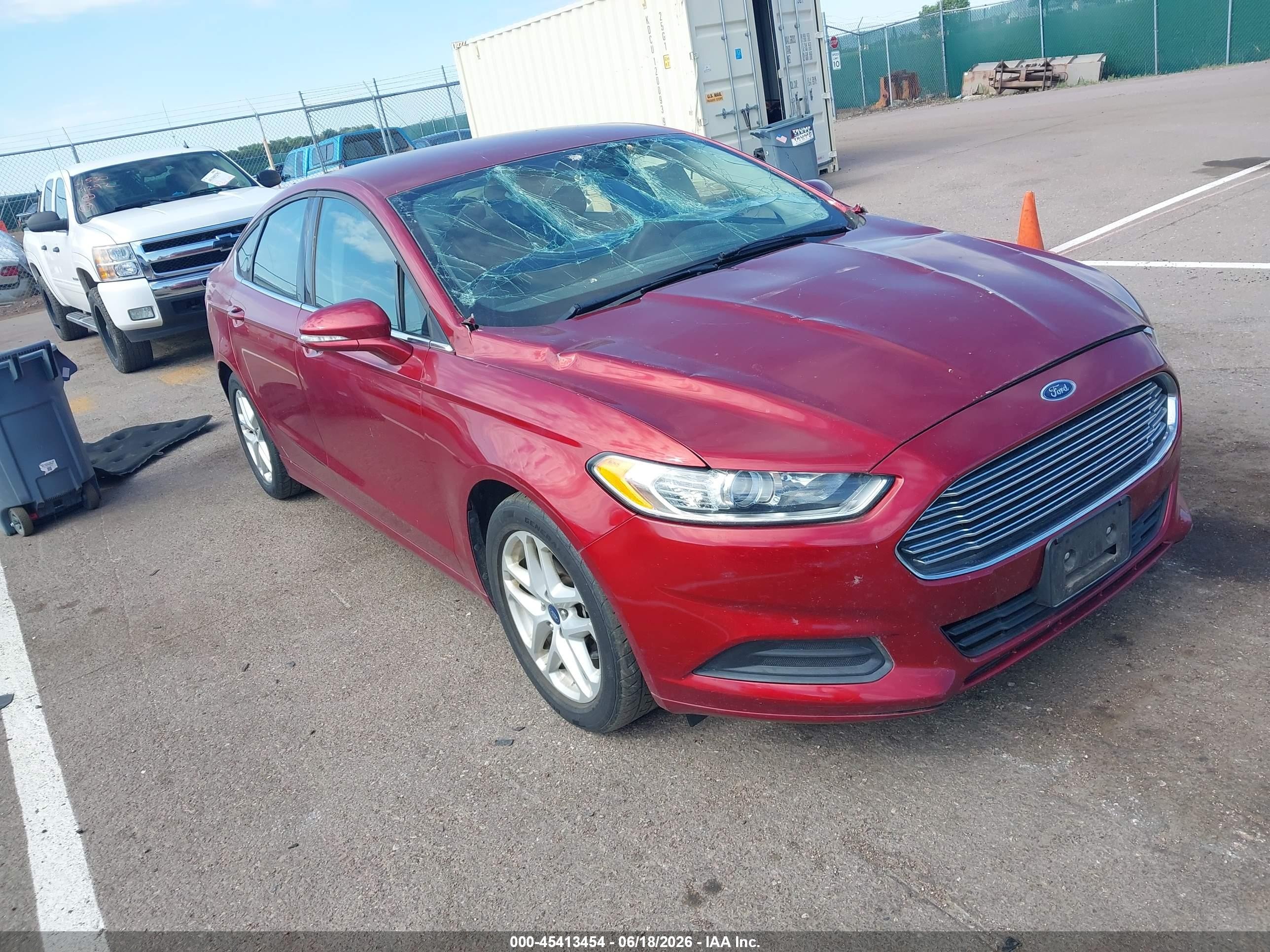2013 Ford Fusion Se Red vin: 3FA6P0H79DR379292