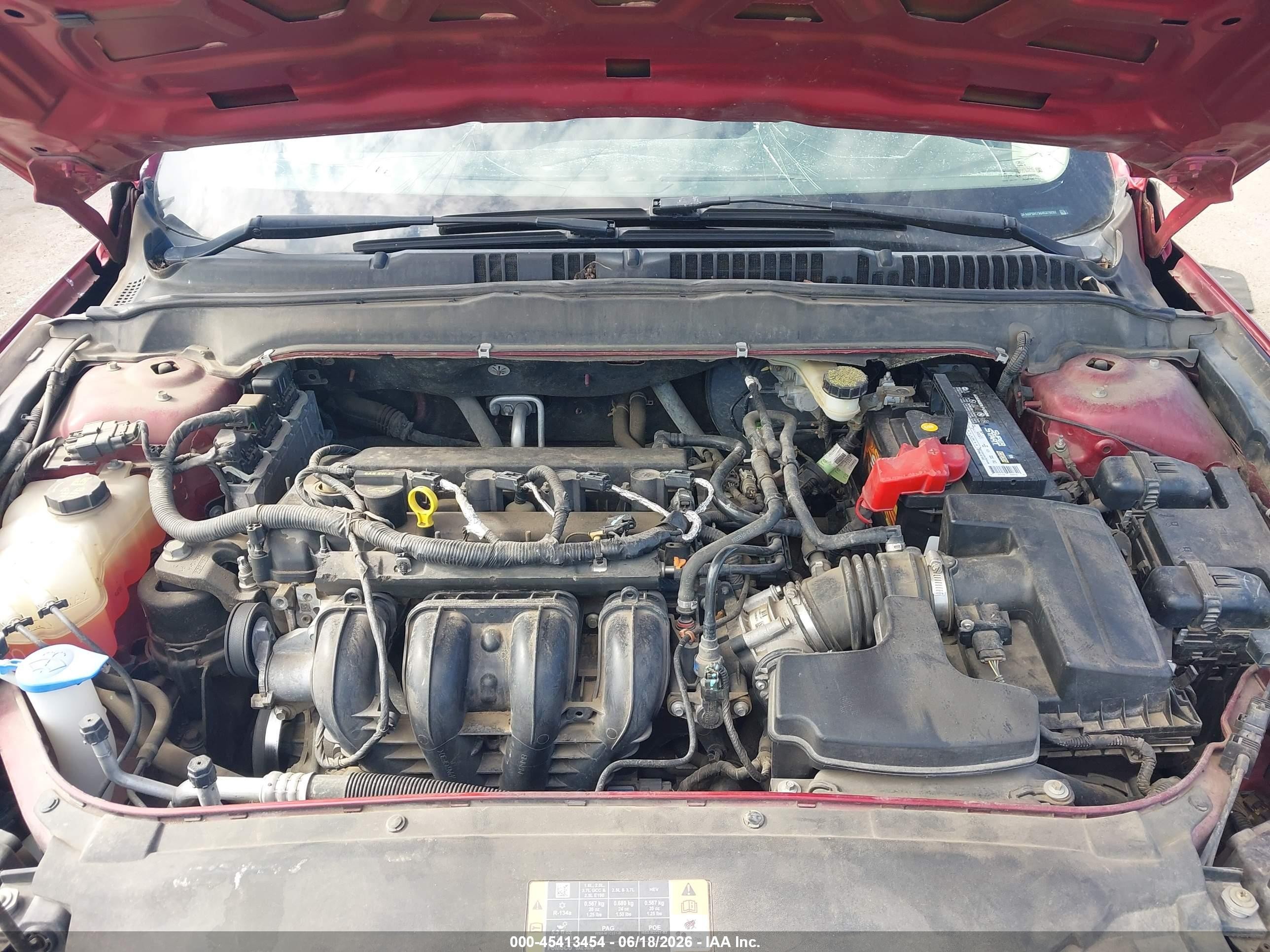 2013 Ford Fusion Se Red vin: 3FA6P0H79DR379292