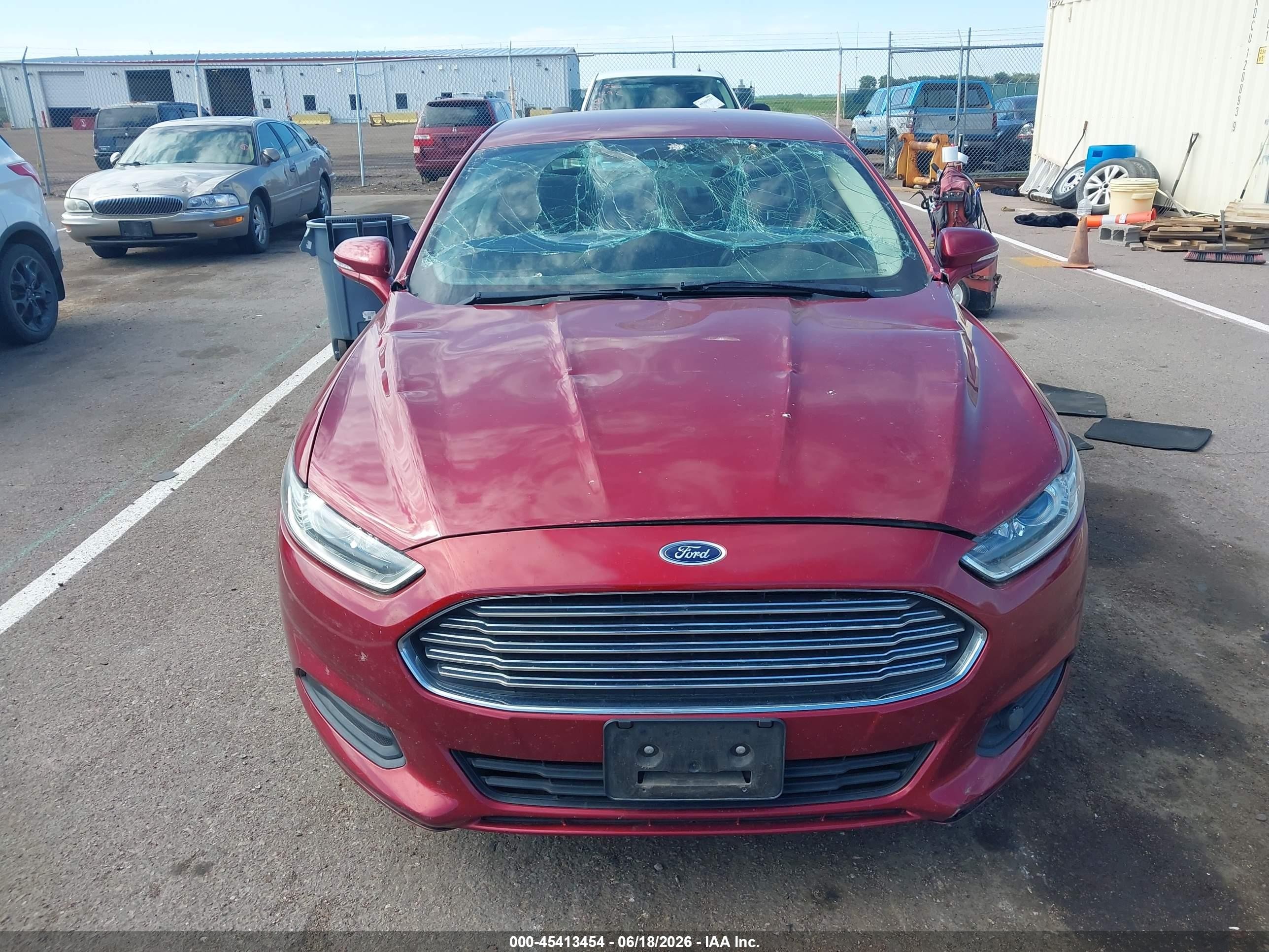 2013 Ford Fusion Se Red vin: 3FA6P0H79DR379292