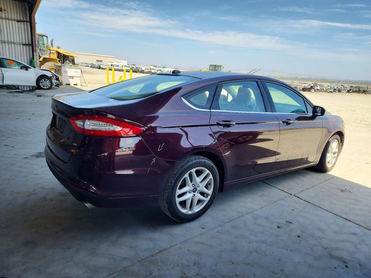 2013 Ford Fusion Se Maroon vin: 3FA6P0H79DR386744