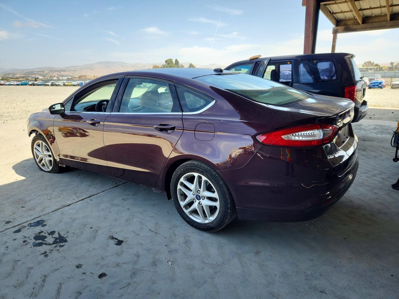 2013 Ford Fusion Se Maroon vin: 3FA6P0H79DR386744