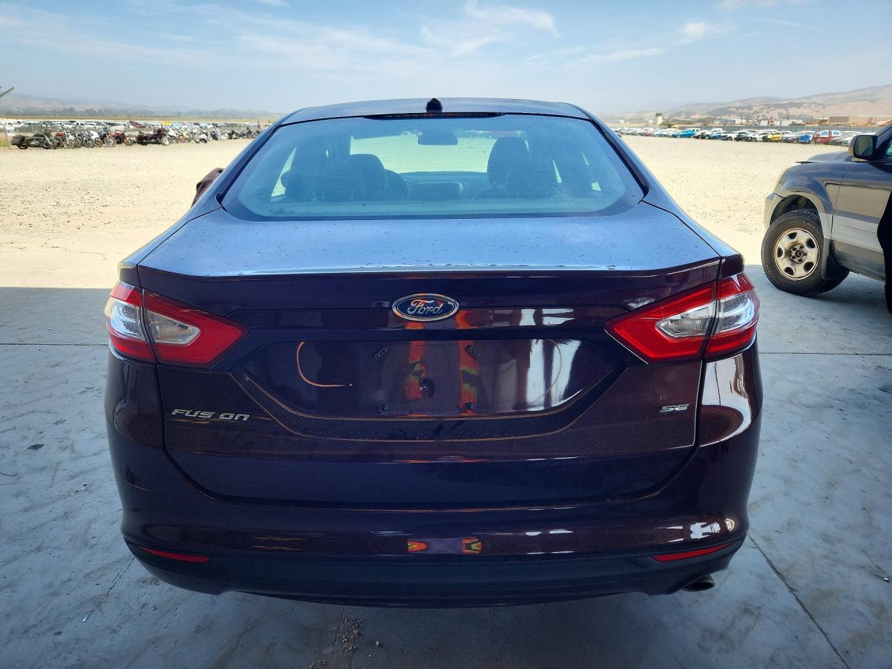 2013 Ford Fusion Se Maroon vin: 3FA6P0H79DR386744