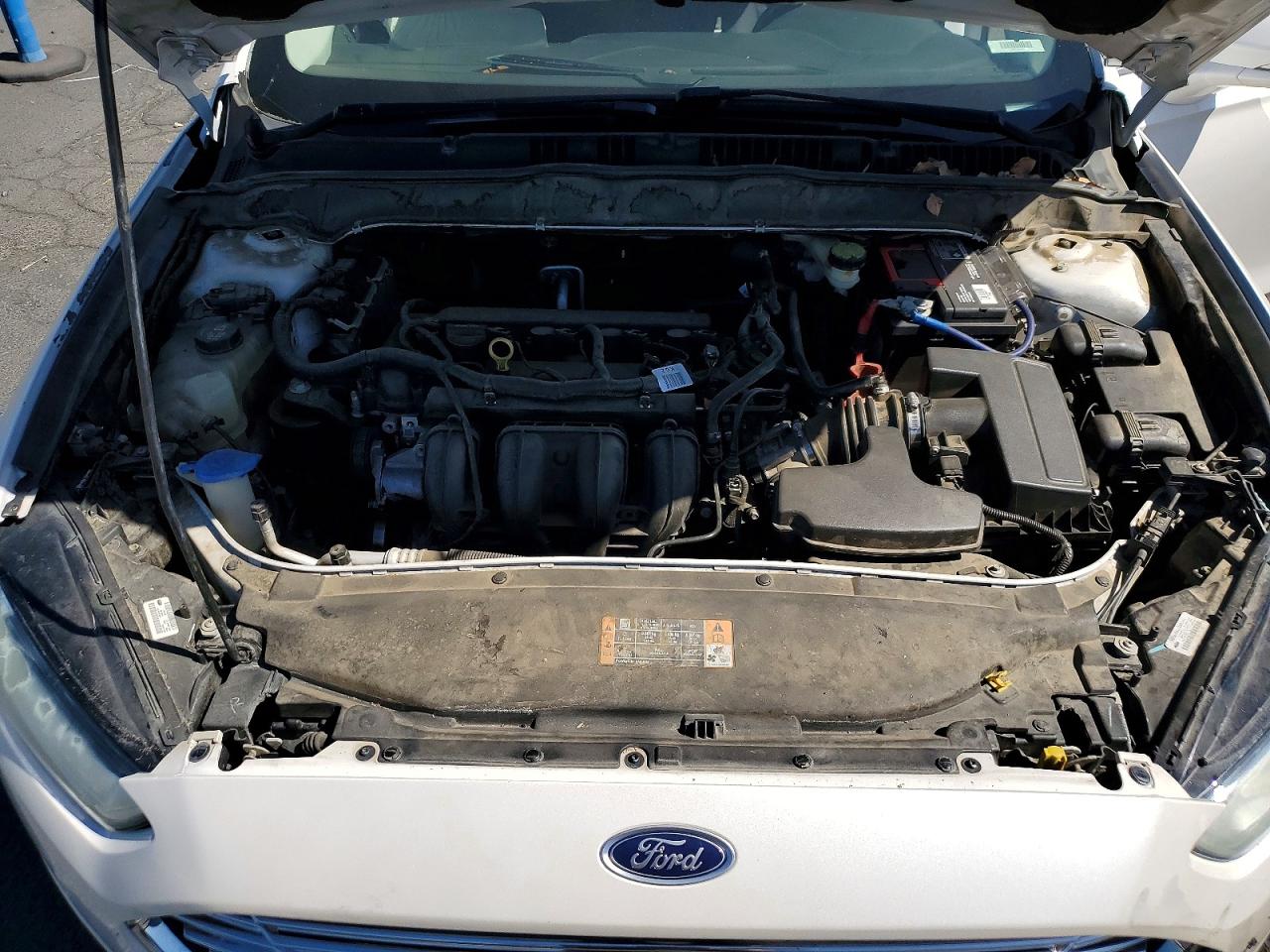 2014 Ford Fusion Se White vin: 3FA6P0H79ER112199