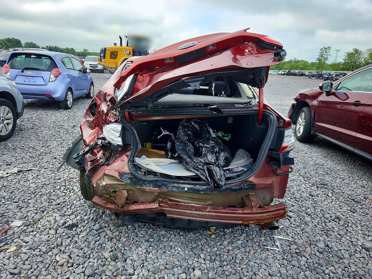 2014 Ford Fusion Se Red vin: 3FA6P0H79ER126958