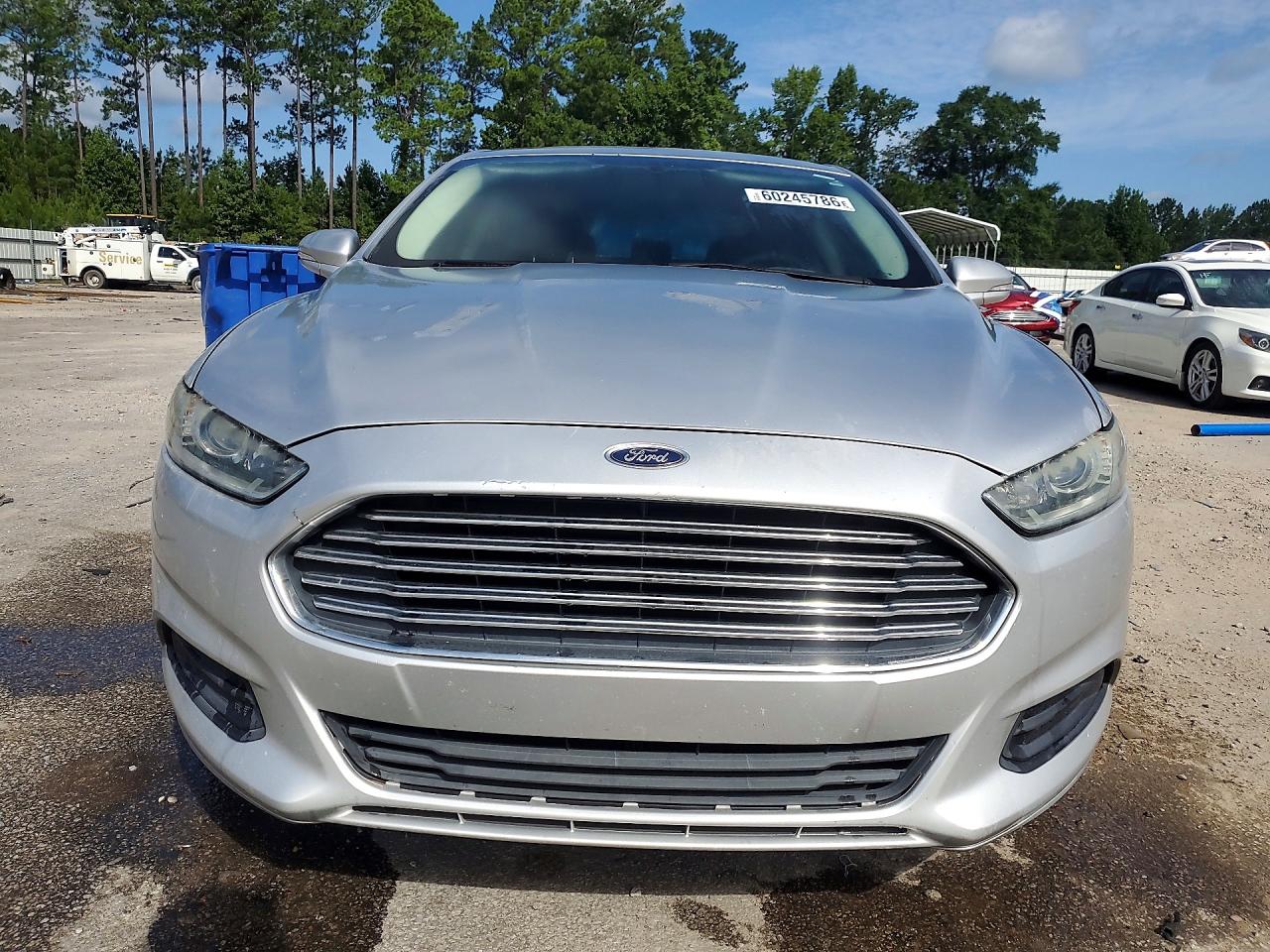 2014 Ford Fusion Se Silver vin: 3FA6P0H79ER165128
