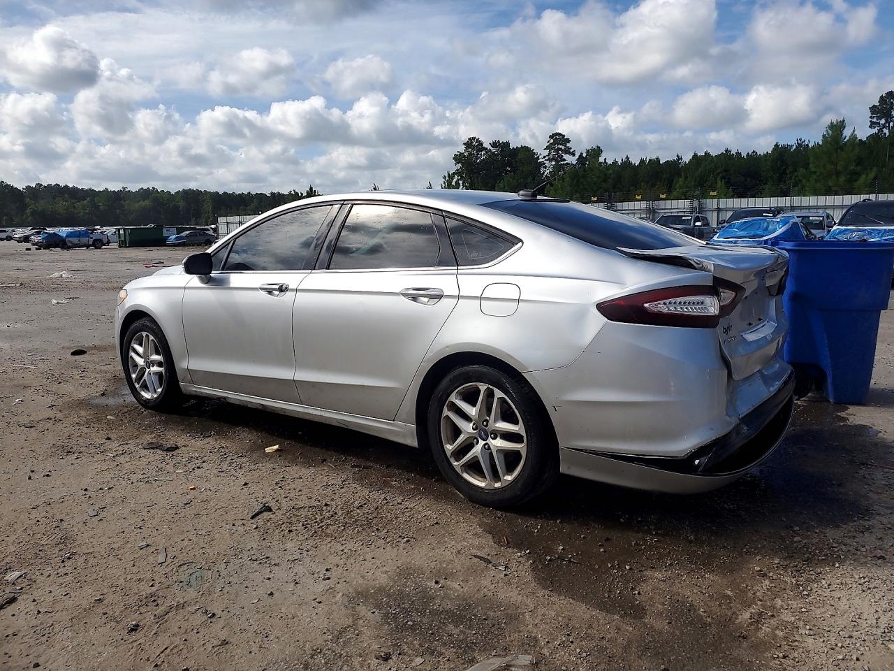2014 Ford Fusion Se Silver vin: 3FA6P0H79ER165128