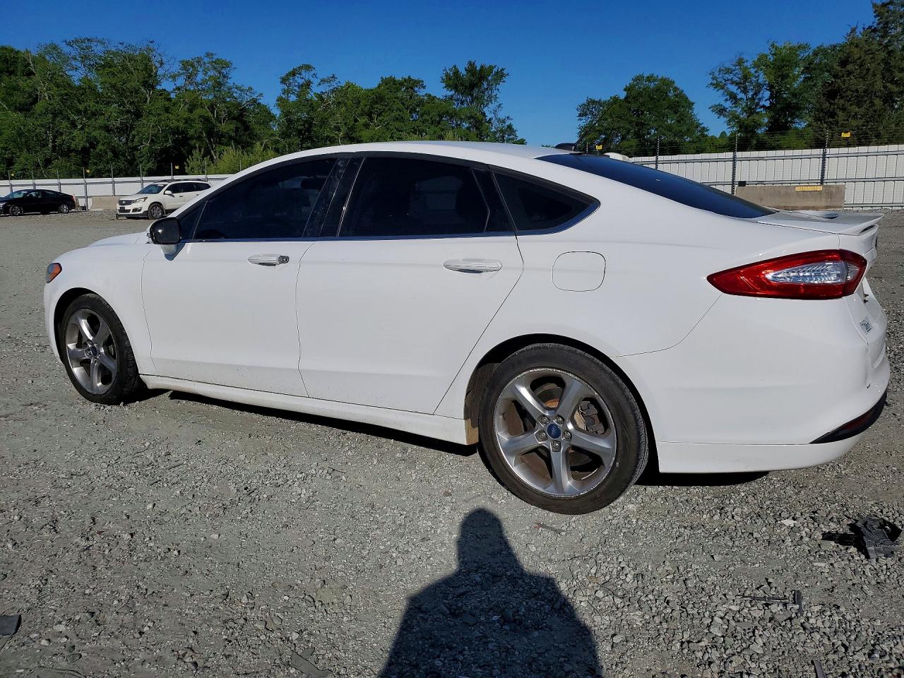 2014 Ford Fusion Se White vin: 3FA6P0H79ER189803