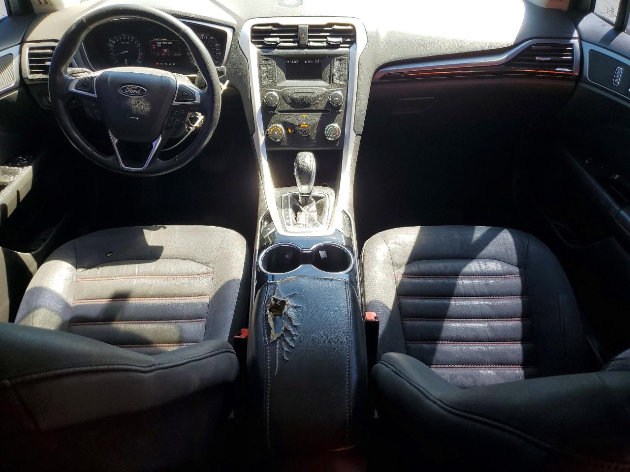 2014 Ford Fusion Se White vin: 3FA6P0H79ER189803