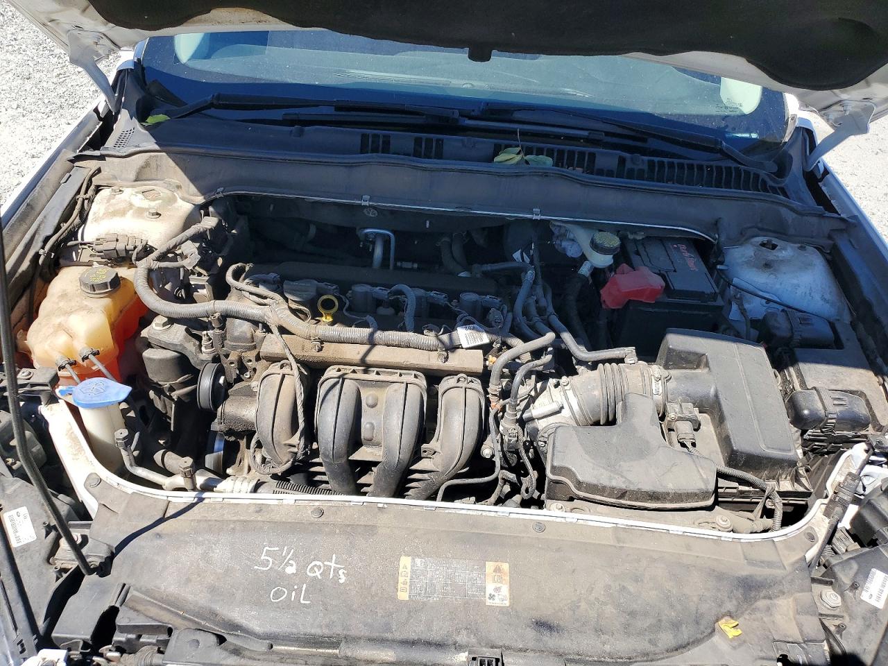 2014 Ford Fusion Se White vin: 3FA6P0H79ER189803