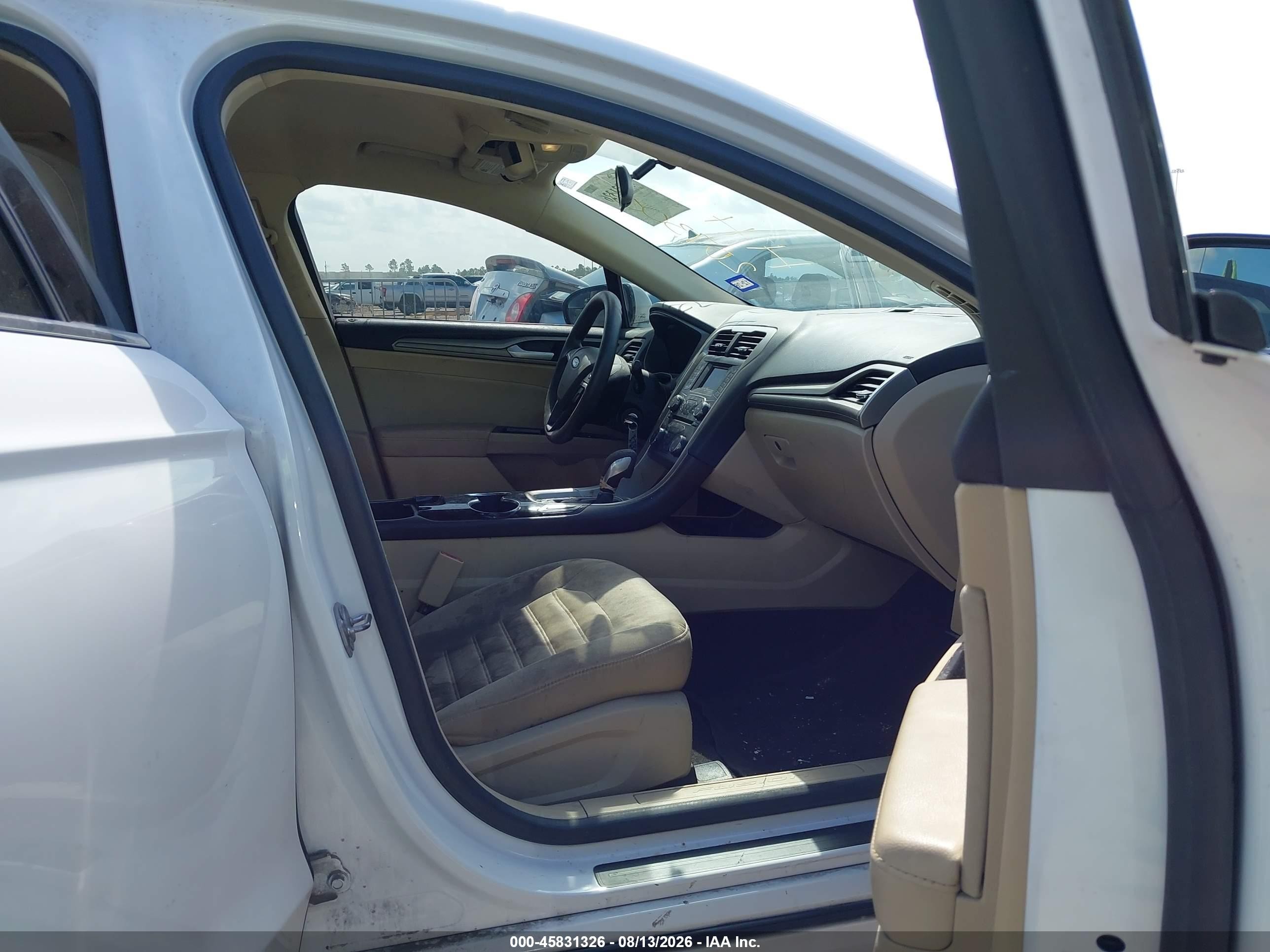2014 Ford Fusion Se Белый vin: 3FA6P0H79ER207300