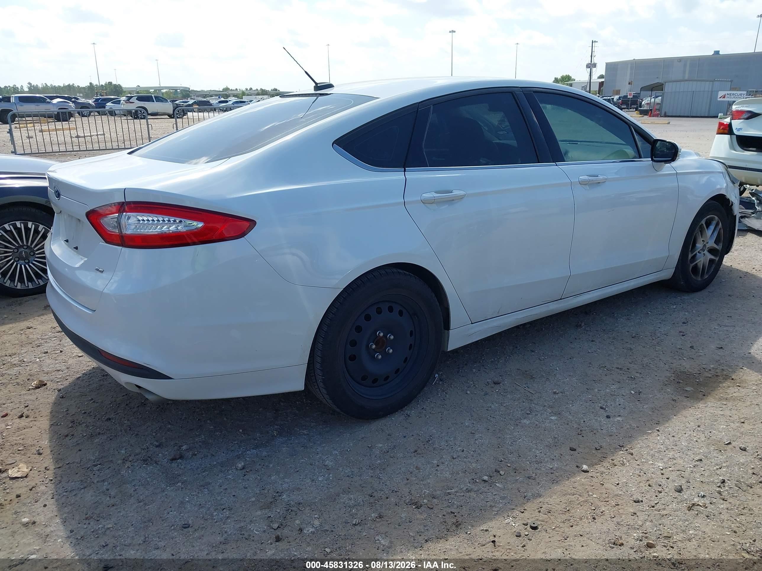 2014 Ford Fusion Se Белый vin: 3FA6P0H79ER207300