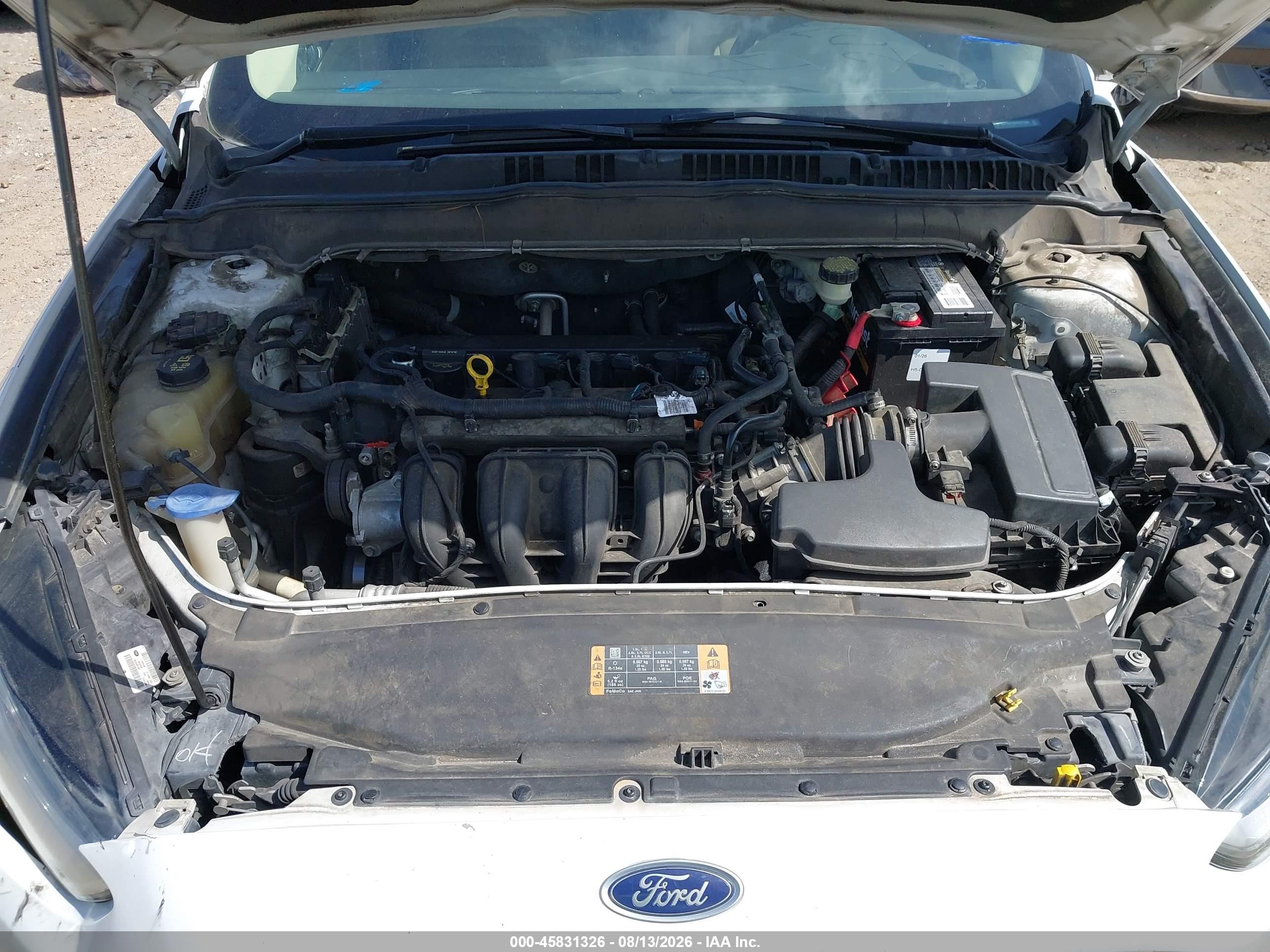 2014 Ford Fusion Se Белый vin: 3FA6P0H79ER207300