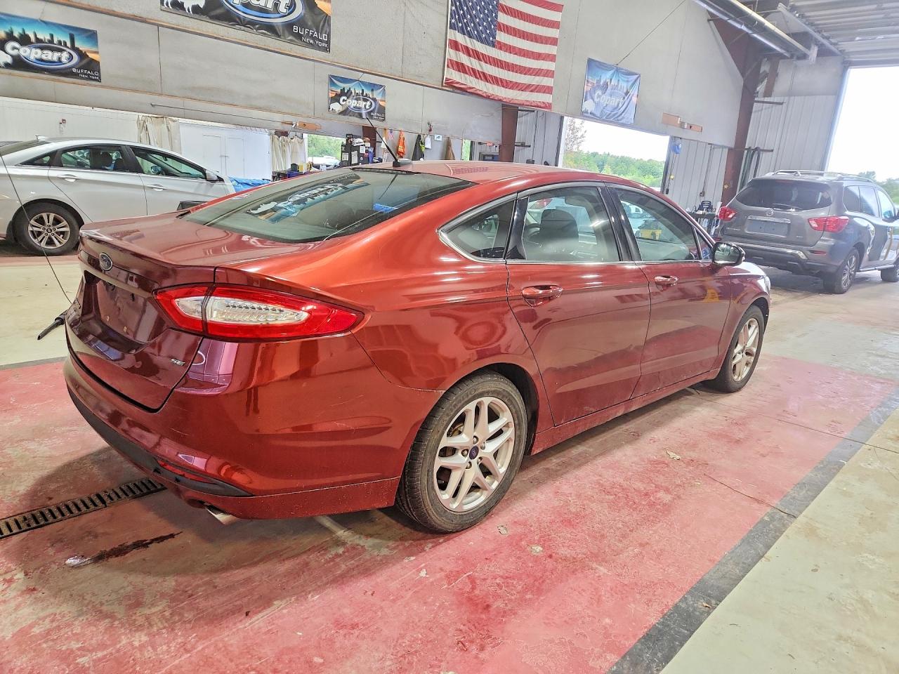 2014 Ford Fusion Se Бордовый vin: 3FA6P0H79ER250745