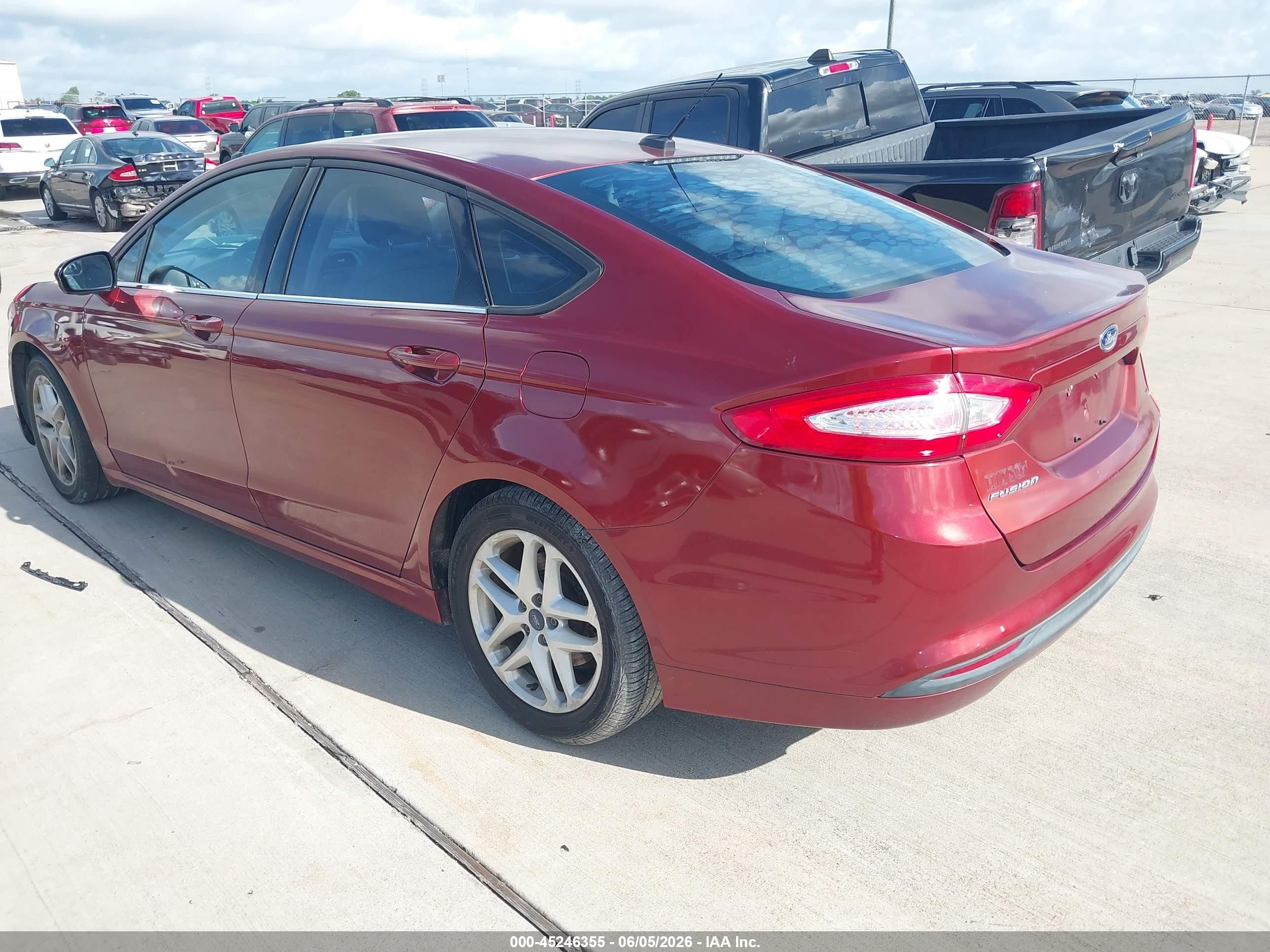 2014 Ford Fusion Se Orange vin: 3FA6P0H79ER251944