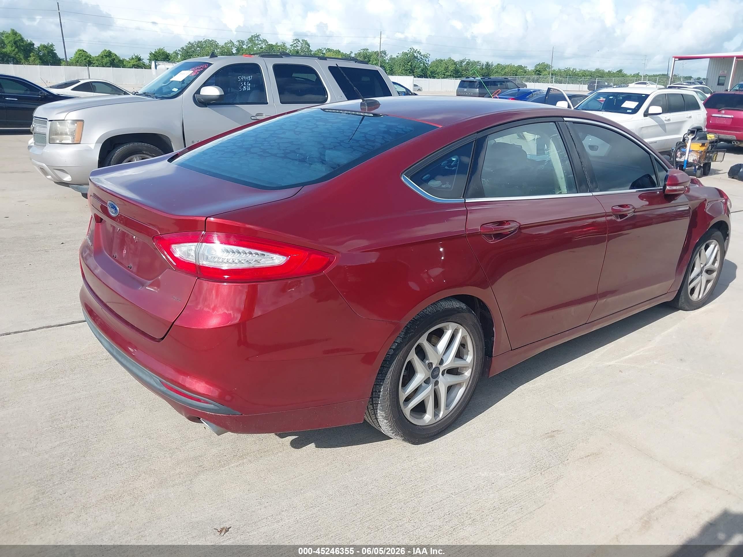 2014 Ford Fusion Se Orange vin: 3FA6P0H79ER251944