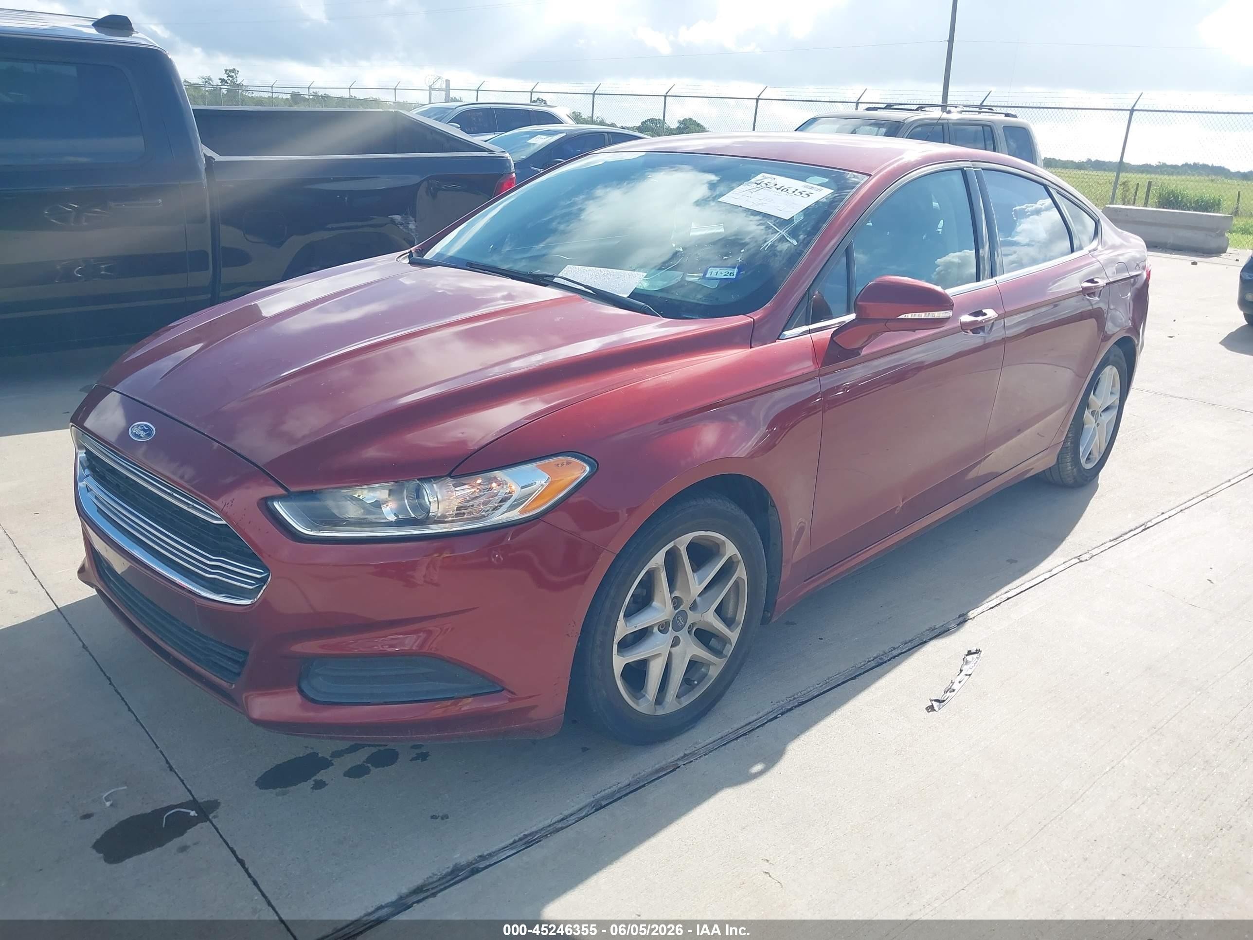 2014 Ford Fusion Se Orange vin: 3FA6P0H79ER251944