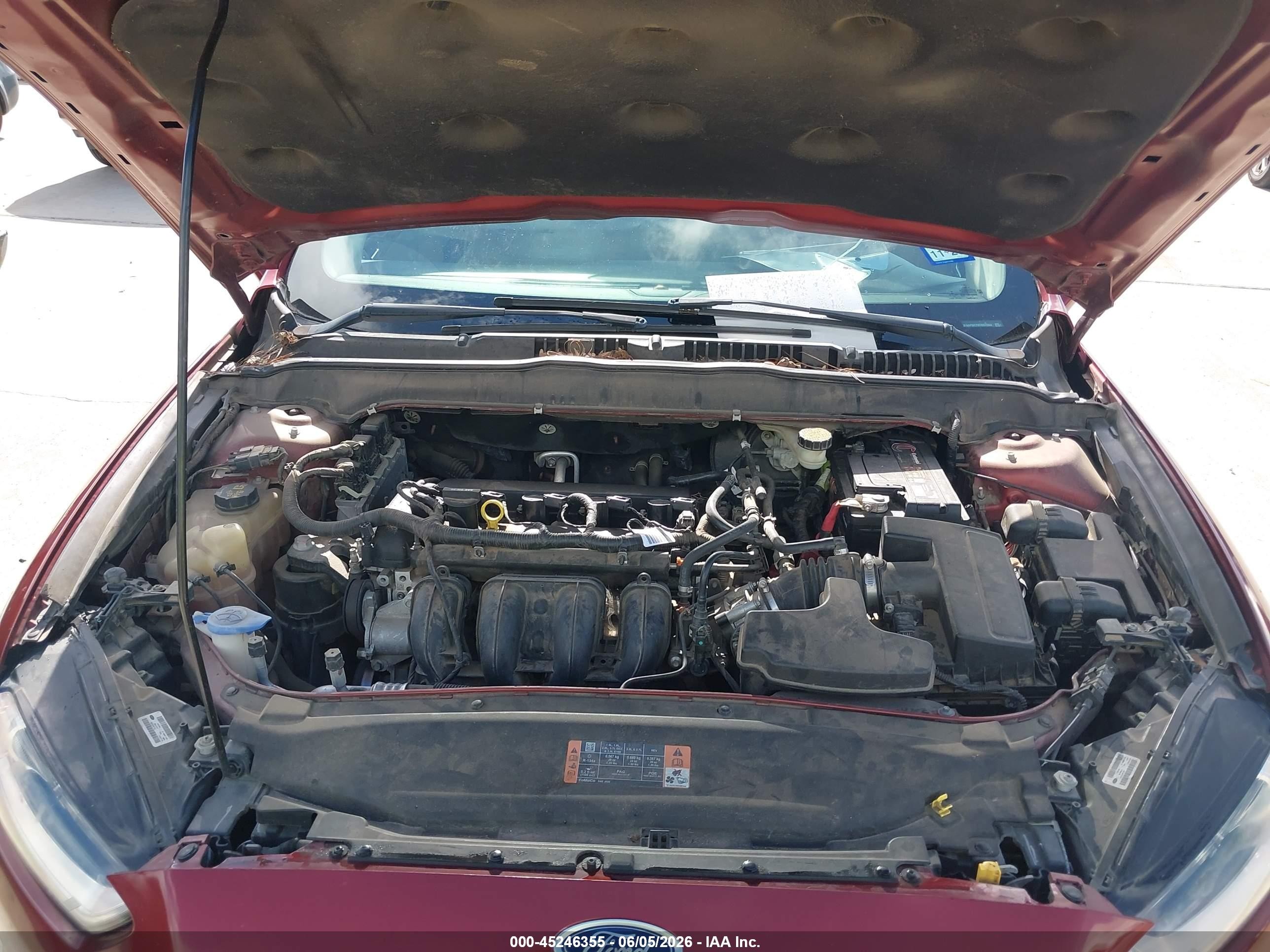 2014 Ford Fusion Se Orange vin: 3FA6P0H79ER251944