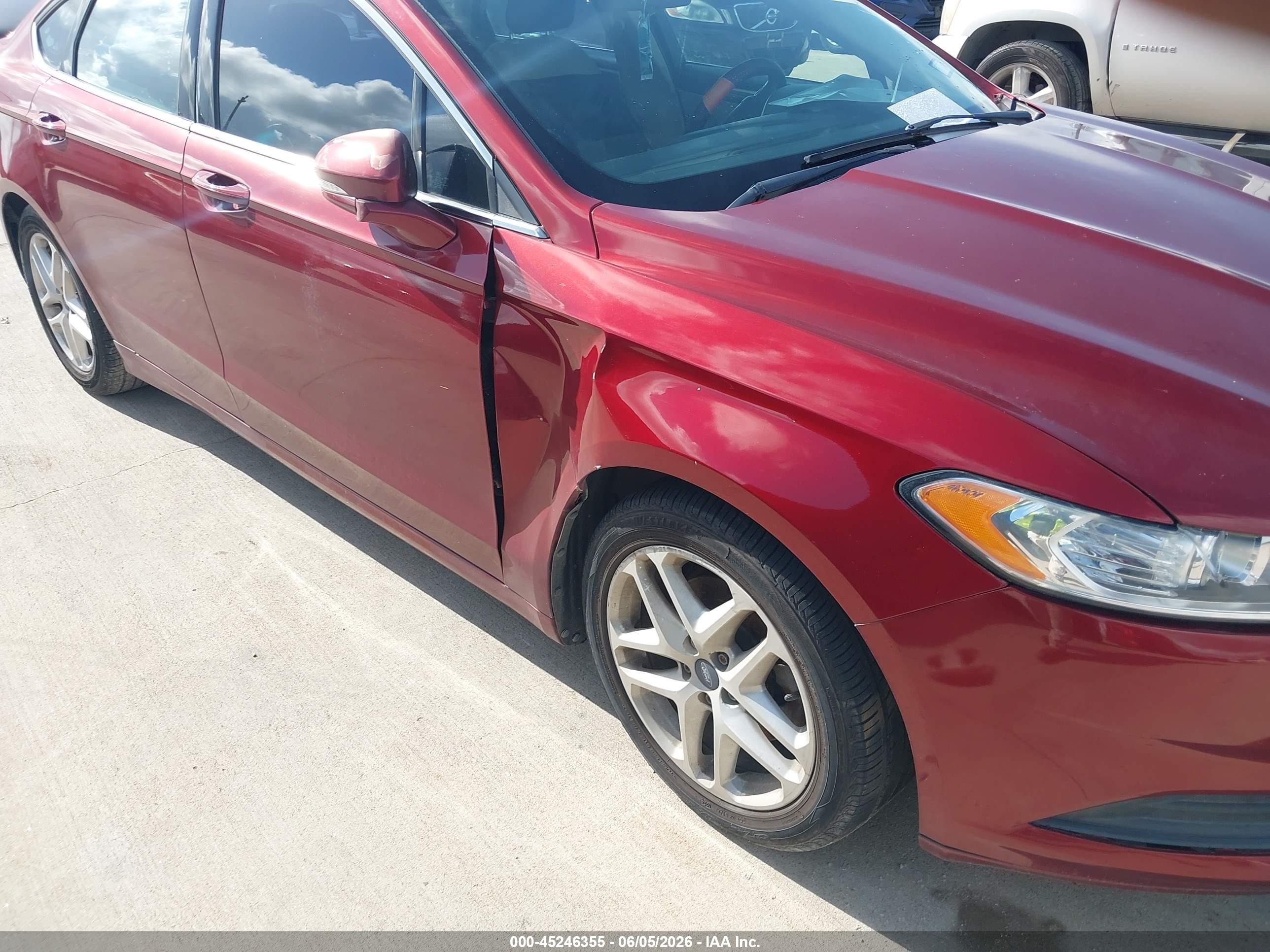 2014 Ford Fusion Se Orange vin: 3FA6P0H79ER251944